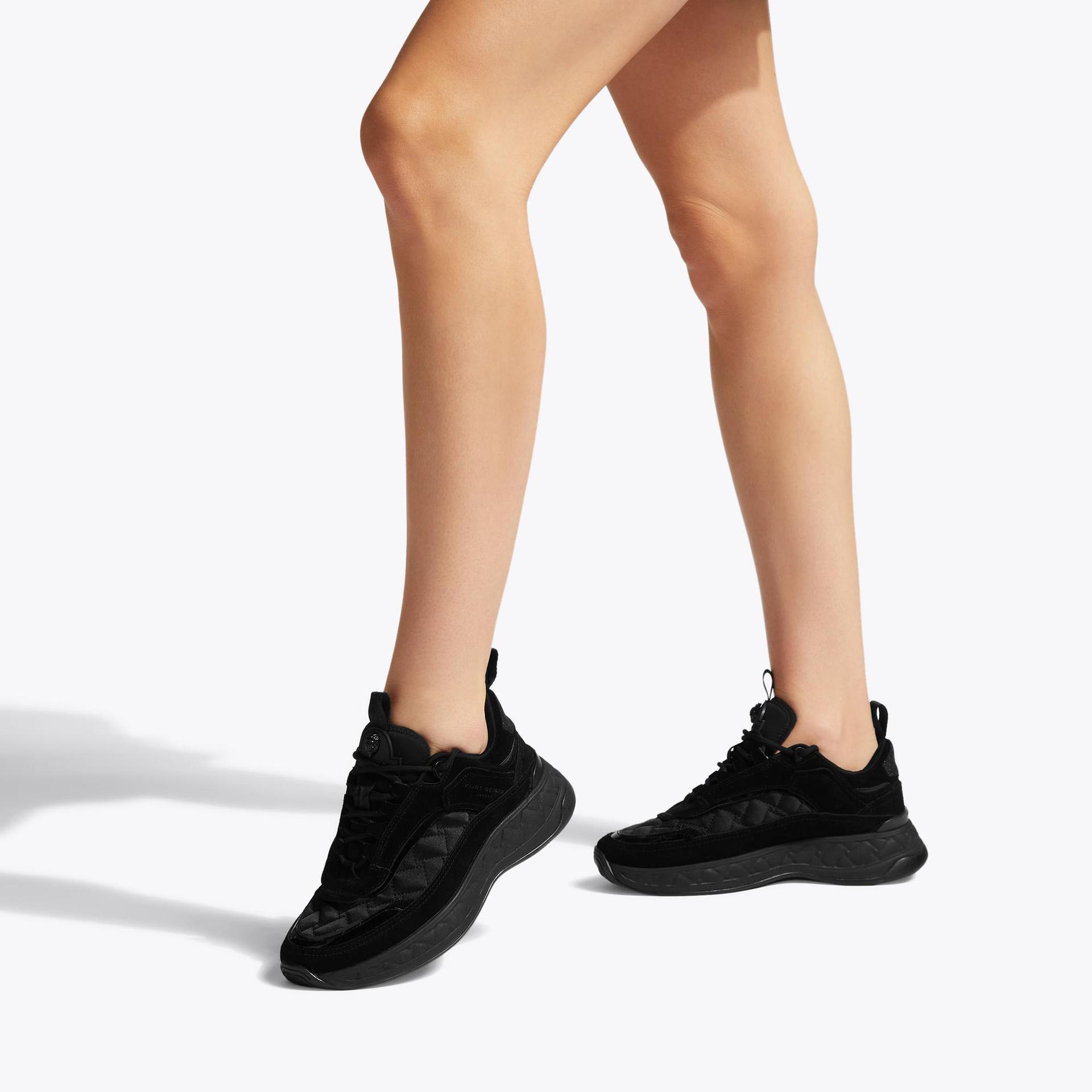 KENSINGTON SNEAKER BLACK SUEDE SNEAKERS by KURT GEIGER LONDON