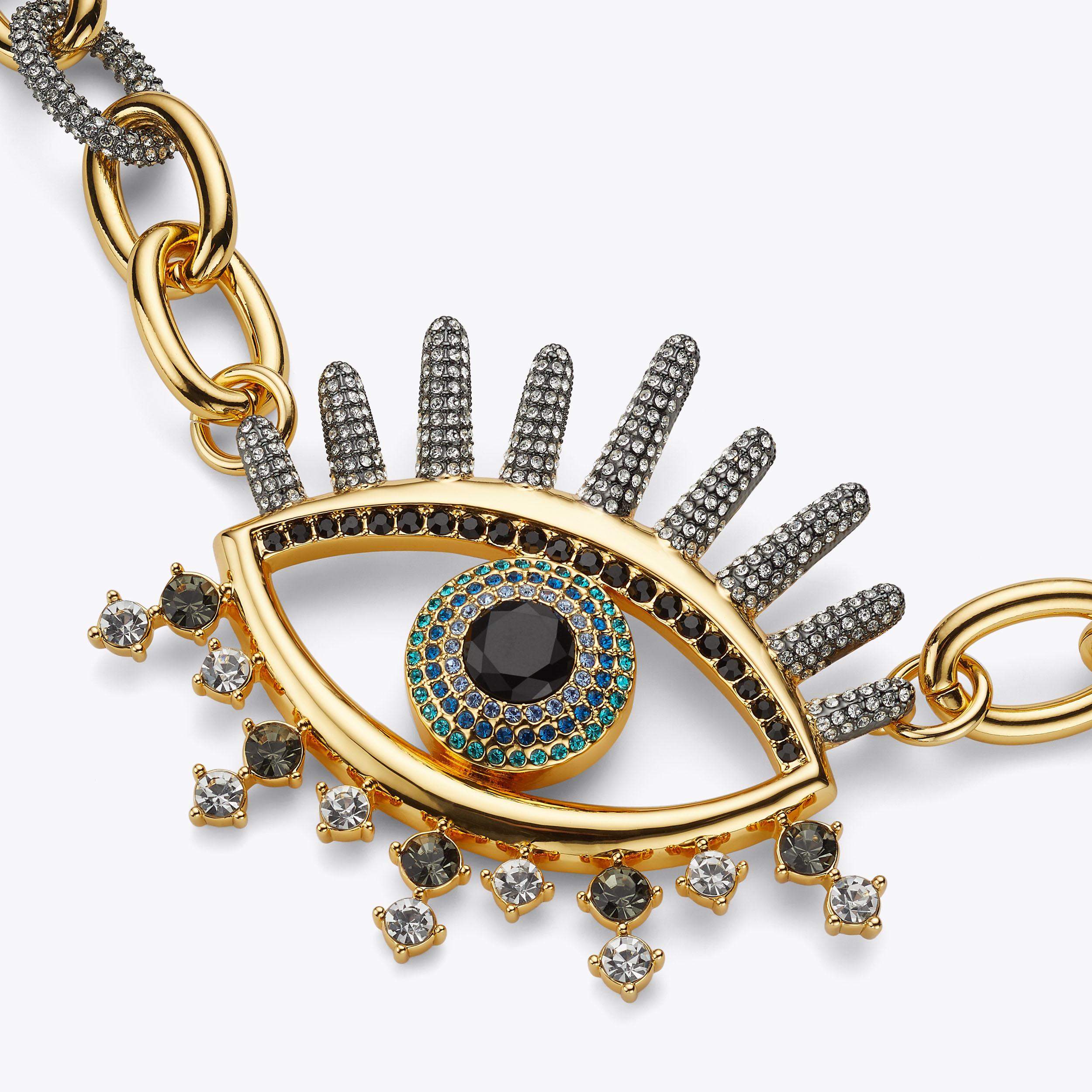XL EVIL EYE NECKLACE Evil Eye Necklace by KURT GEIGER LONDON