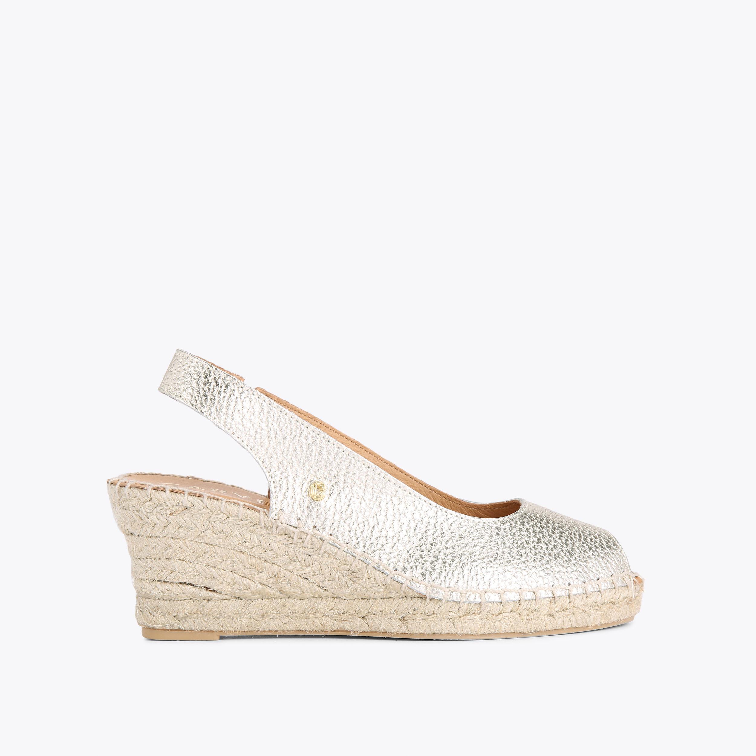 Kurt geiger clearance gold wedges