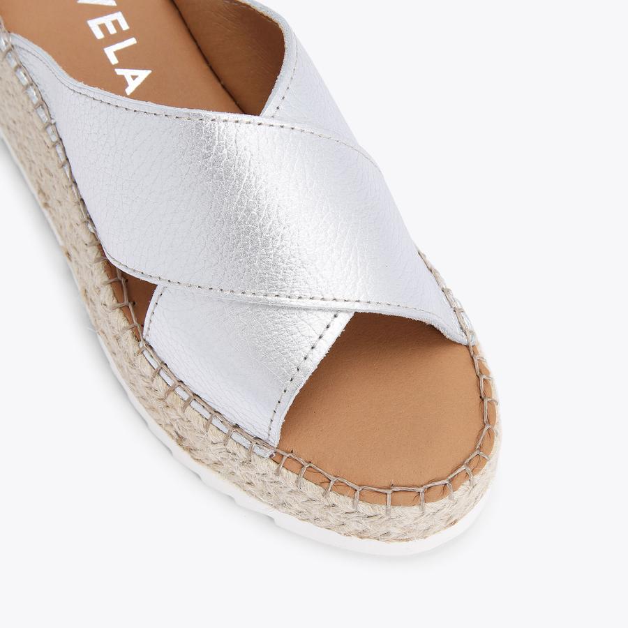 Cross band sandals hot sale