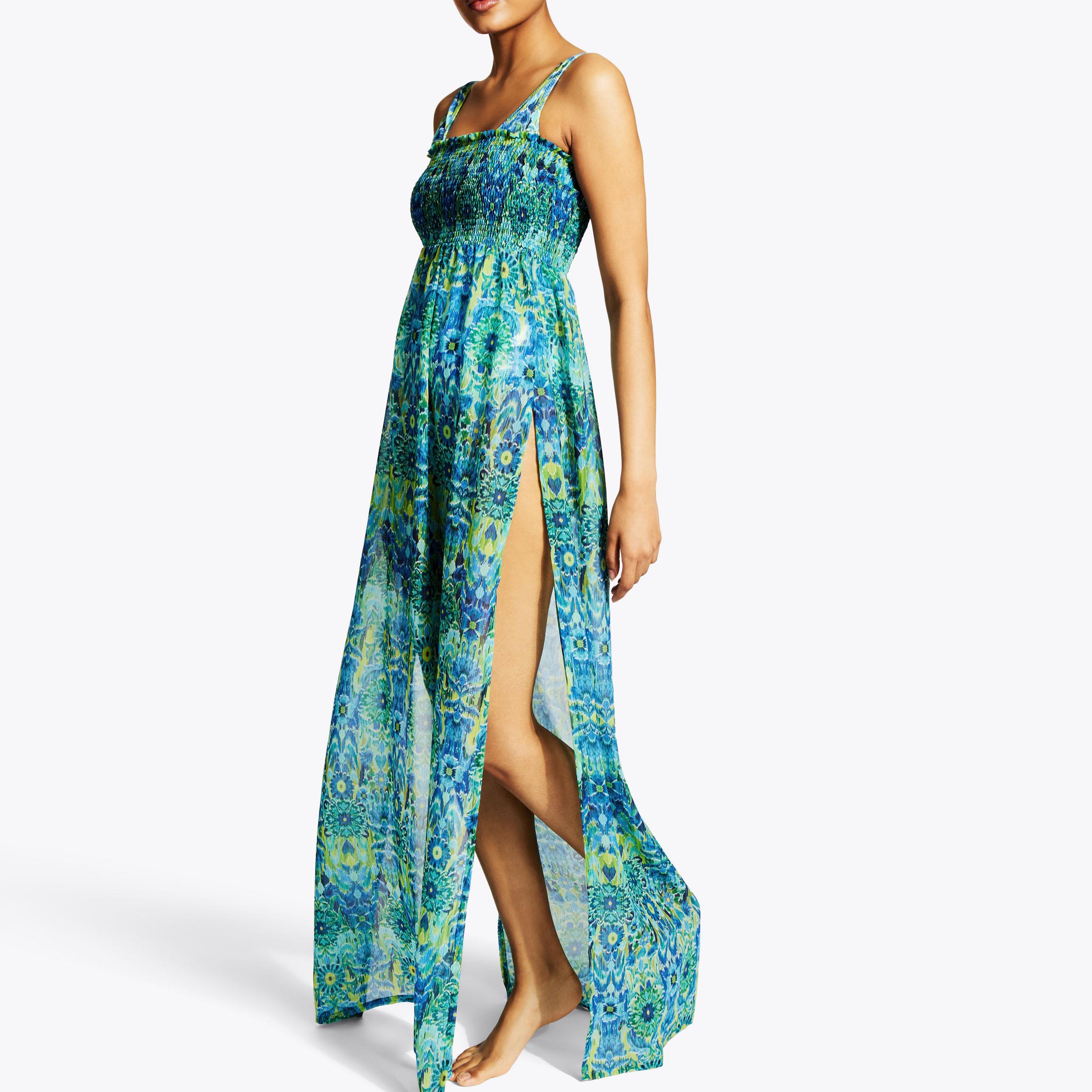 MW KENSINGTON DRESS Blue Maxi Dress by KURT GEIGER LONDON