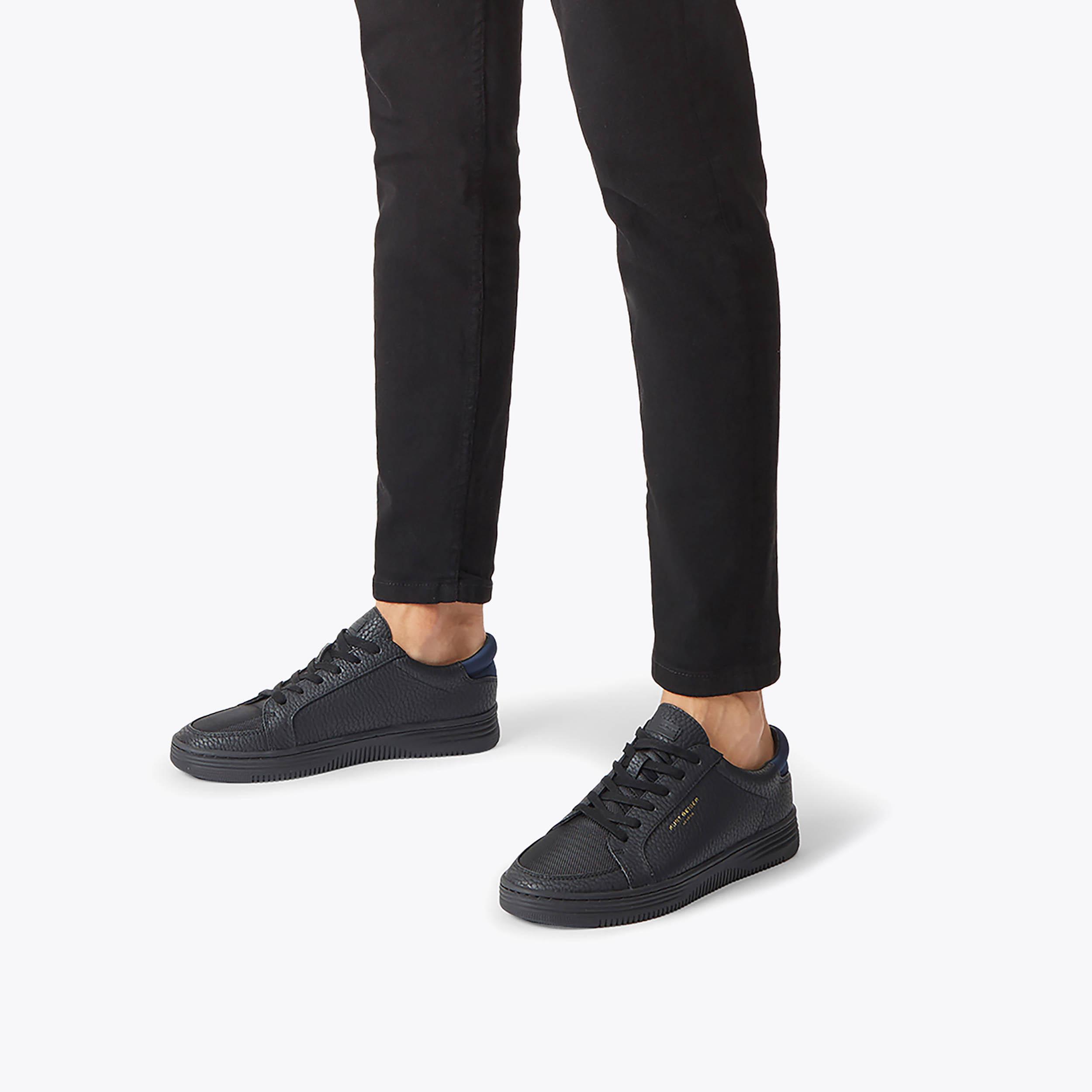 VALADEZ Black Low Top Trainers by KURT GEIGER LONDON