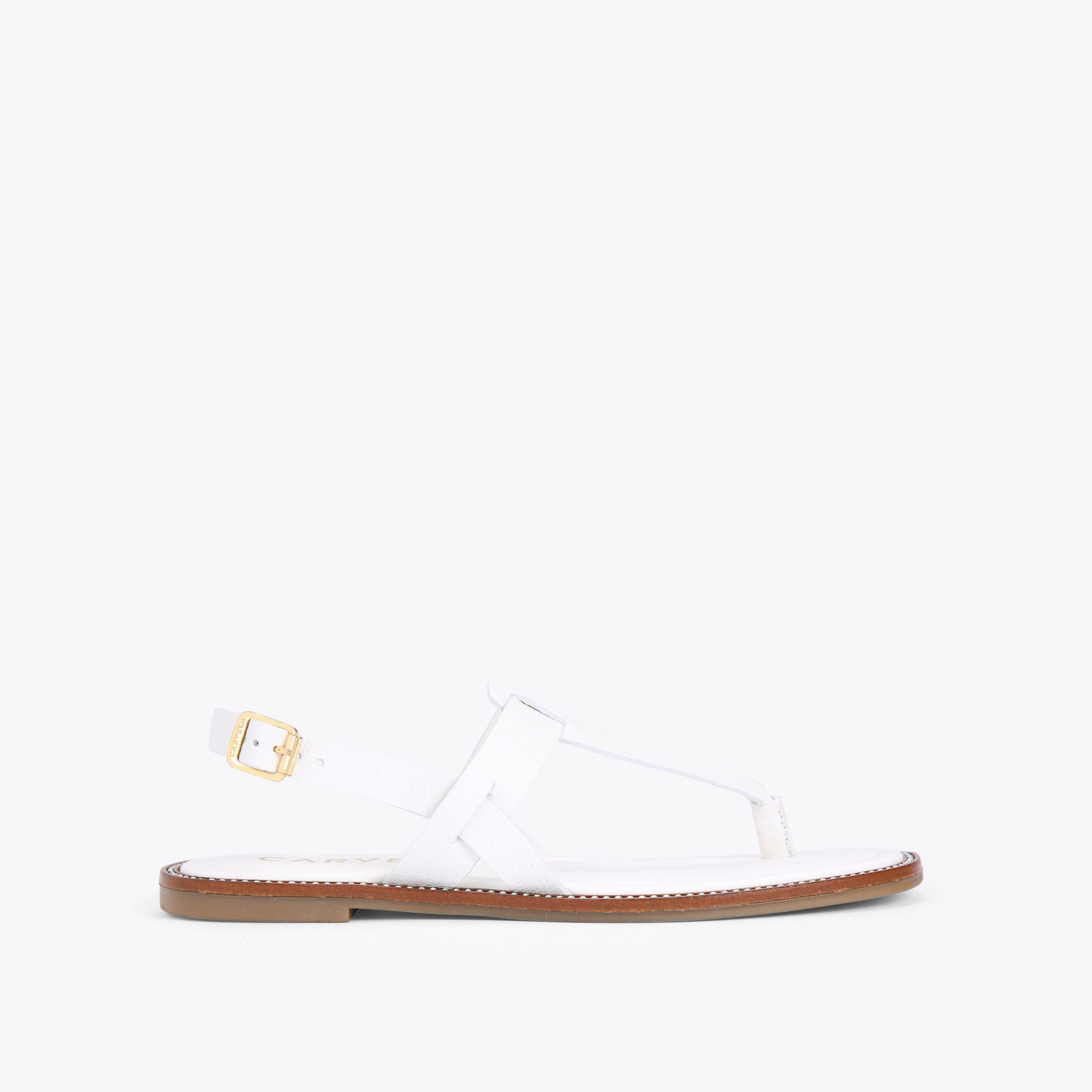 Carvela store white sandals