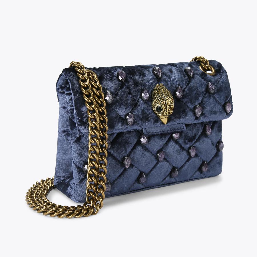★hai★ Edith Bag Velvet Blue Velvet Shoulder Bag | Talbots