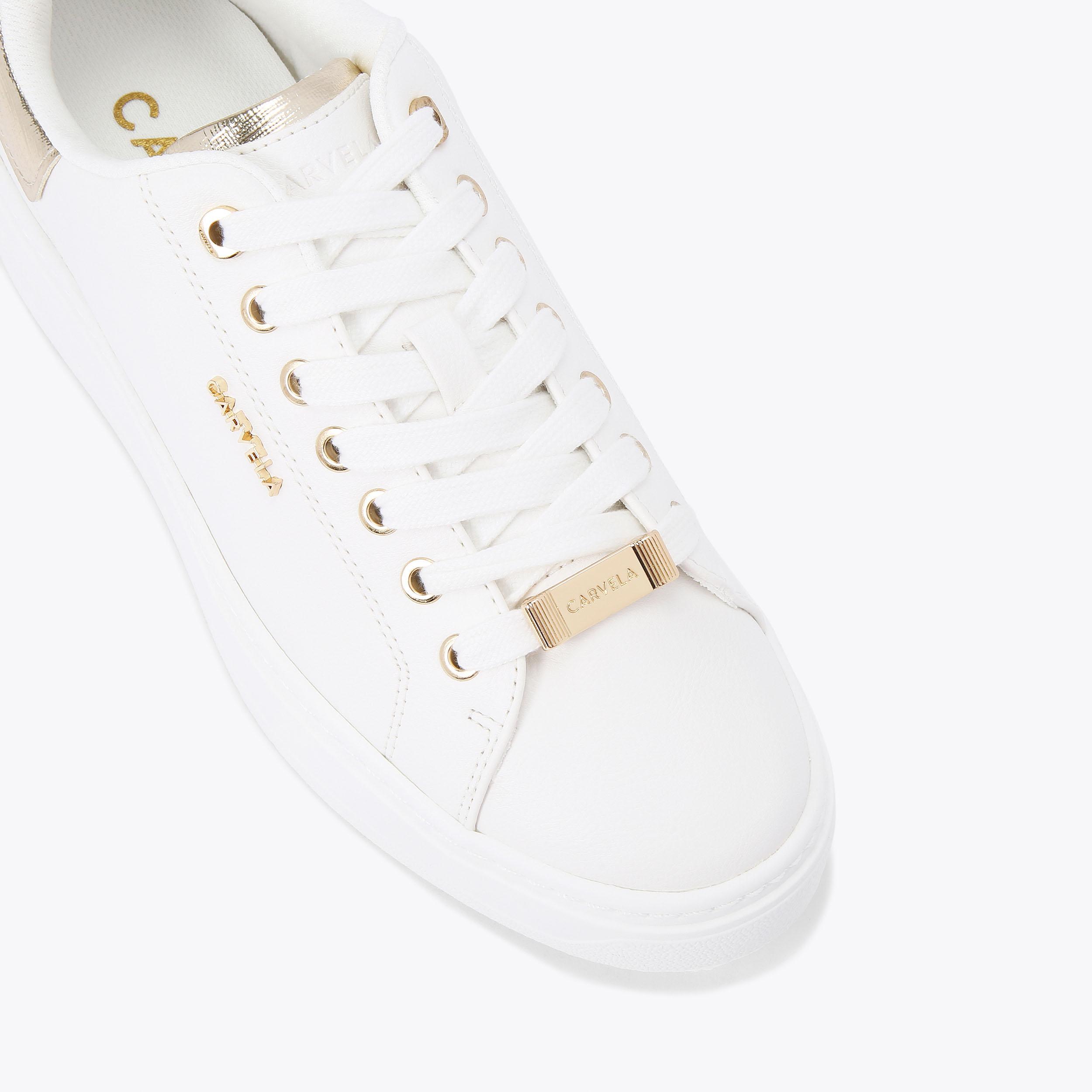 DREAM White Trainers by CARVELA