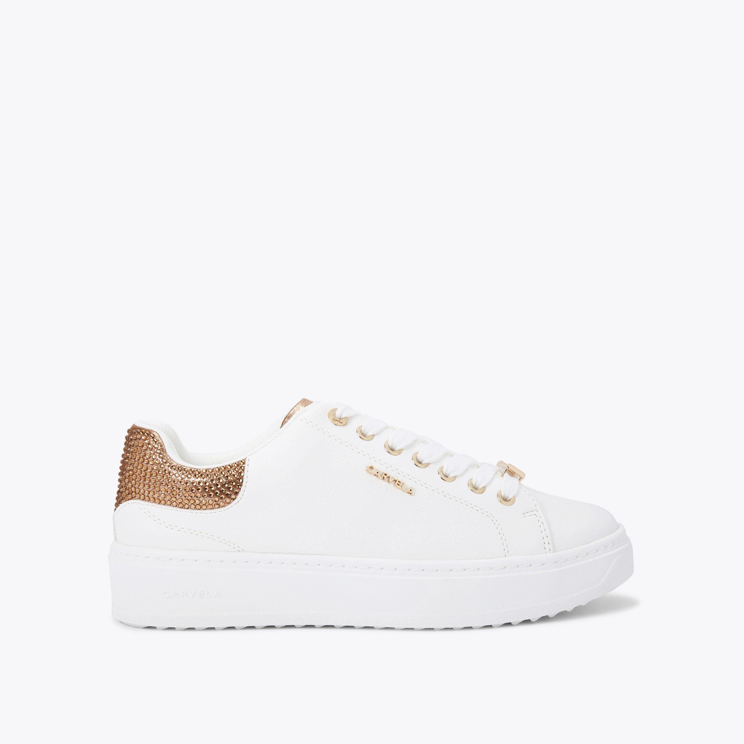 Carvella clearance white trainers