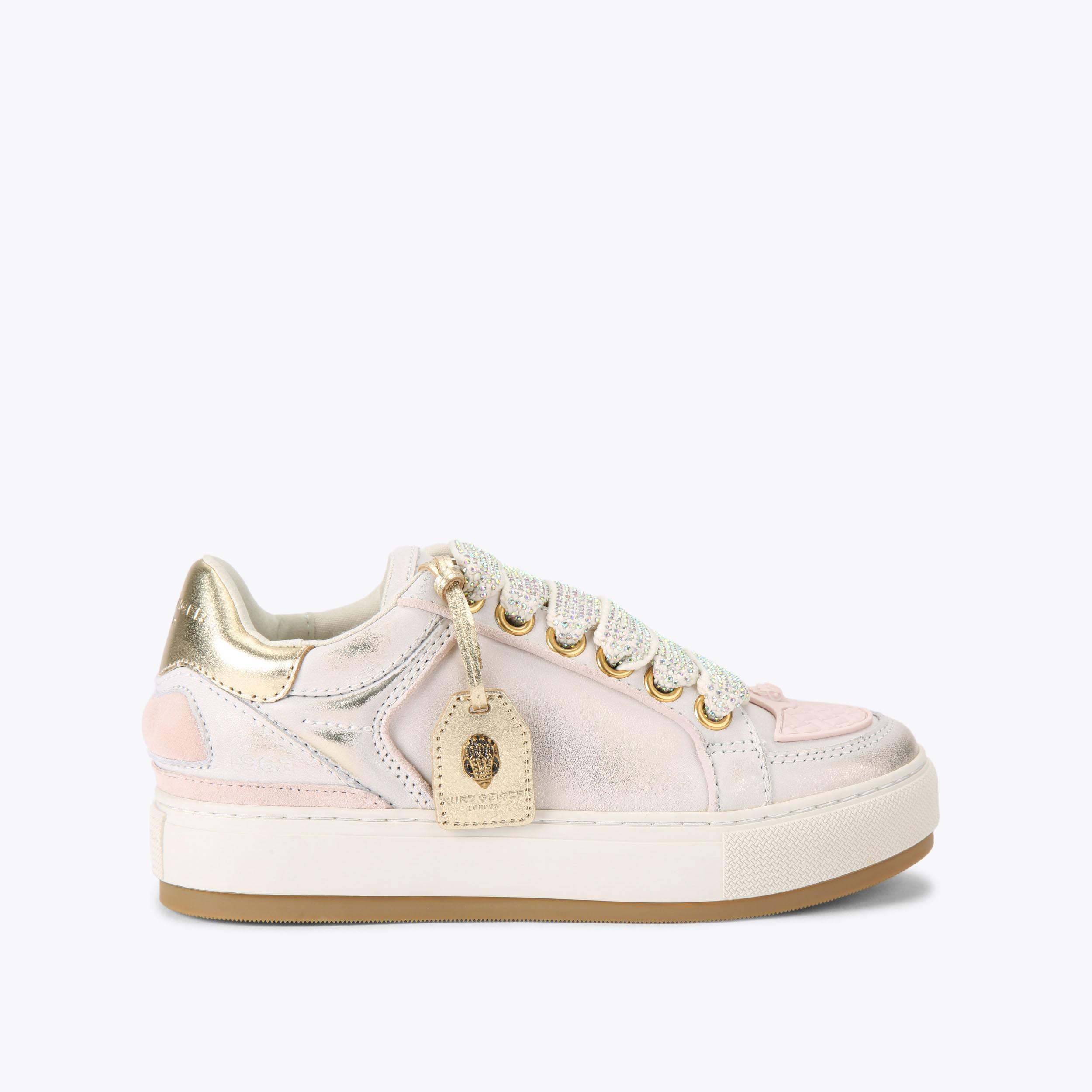 SOUTHBANK TAG Green Rainbow Trainer by KURT GEIGER LONDON