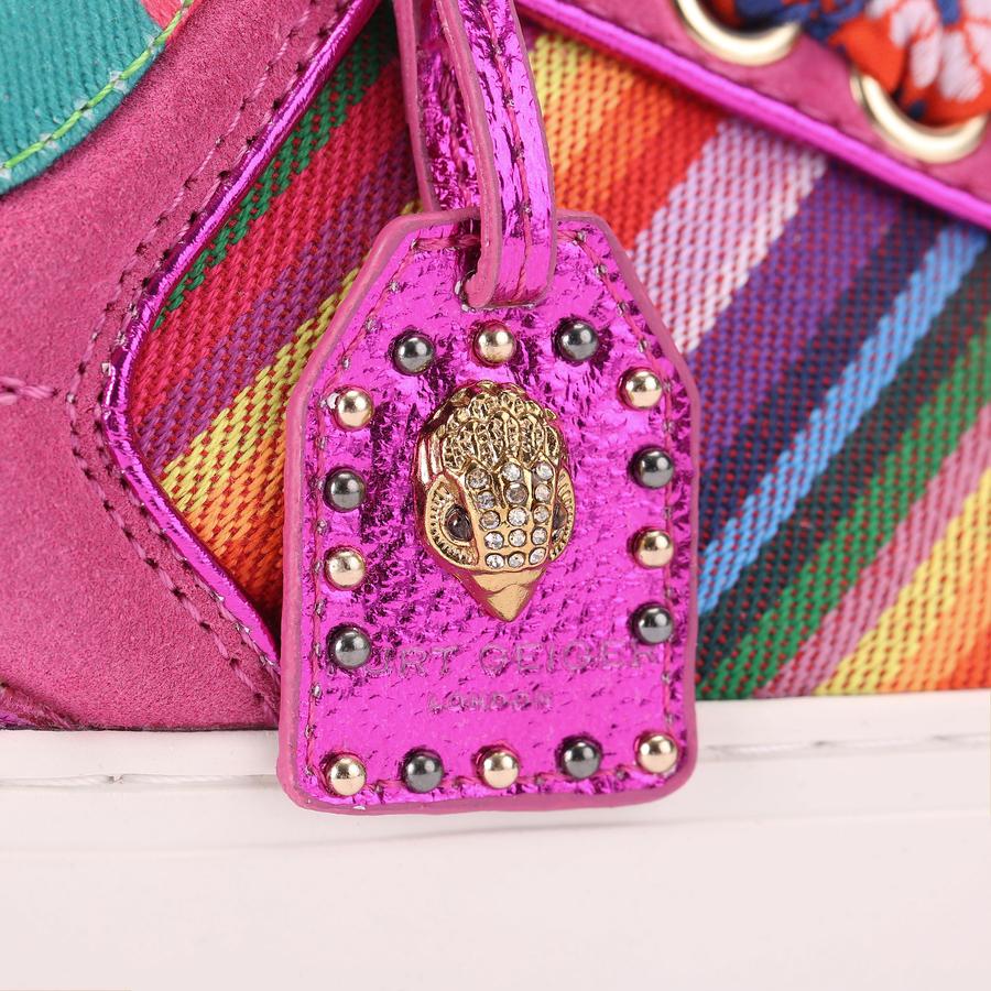 ラブリー SOUTHBANK TAG Strawberry Canvas Tag Sneaker by KURT GEIGER