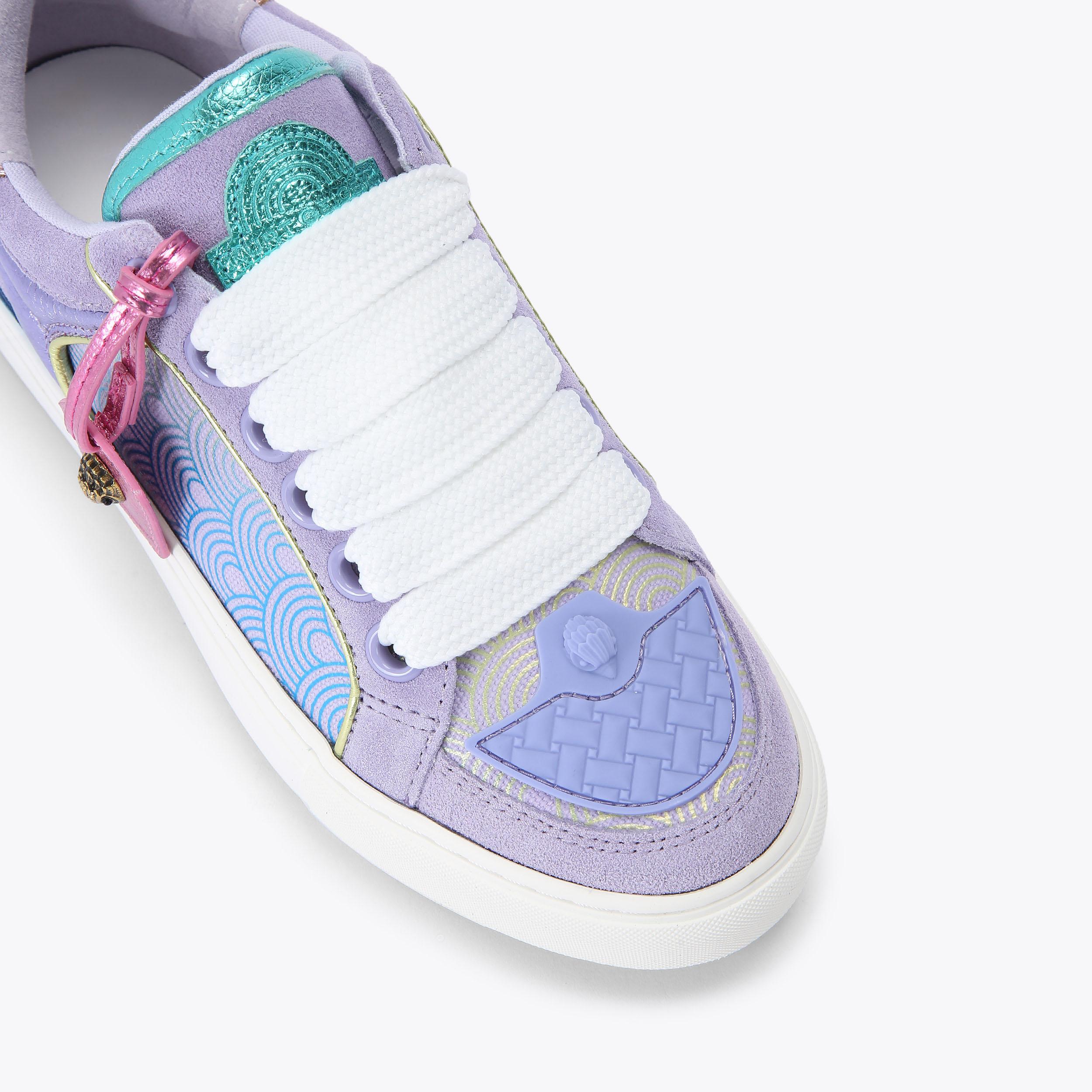 SOUTHBANK TAG Lilac Tag Sneaker by KURT GEIGER LONDON