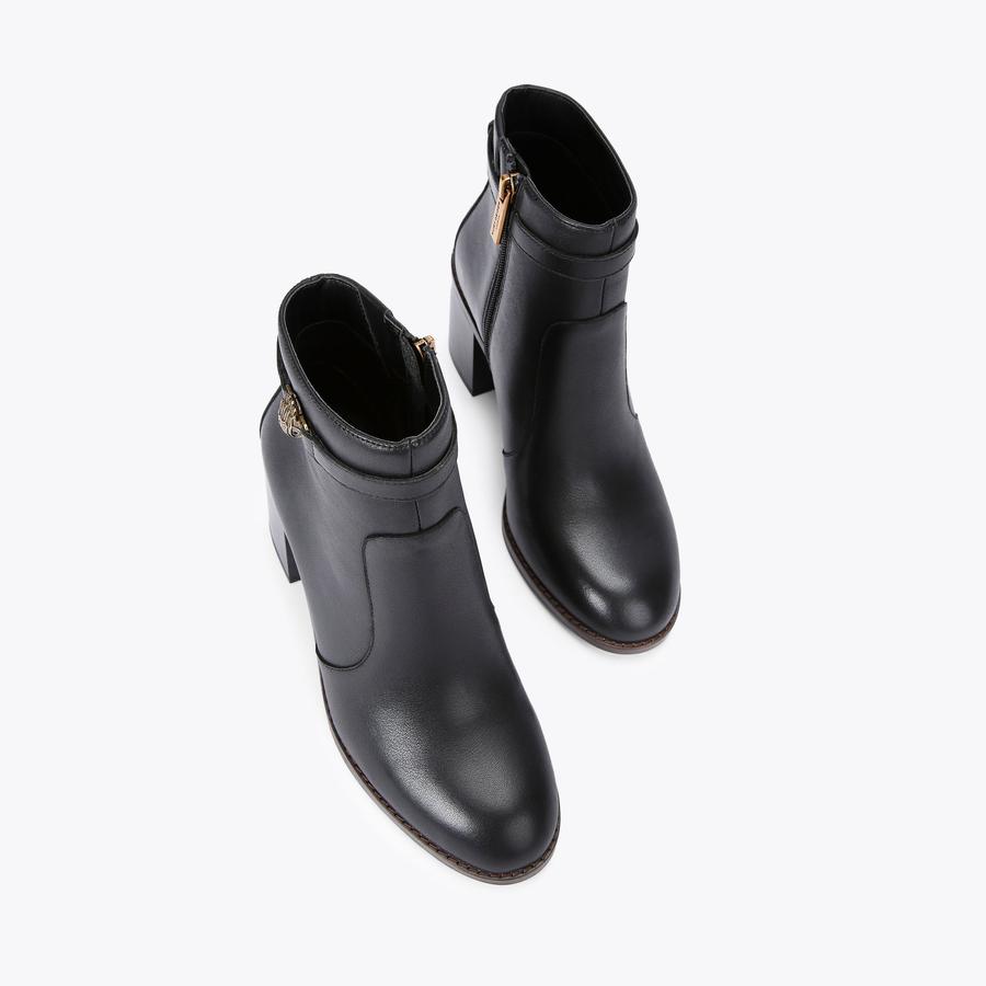 SHOREDITCH BLOCK ANKLE B Black Ankle boots by KURT GEIGER LONDON