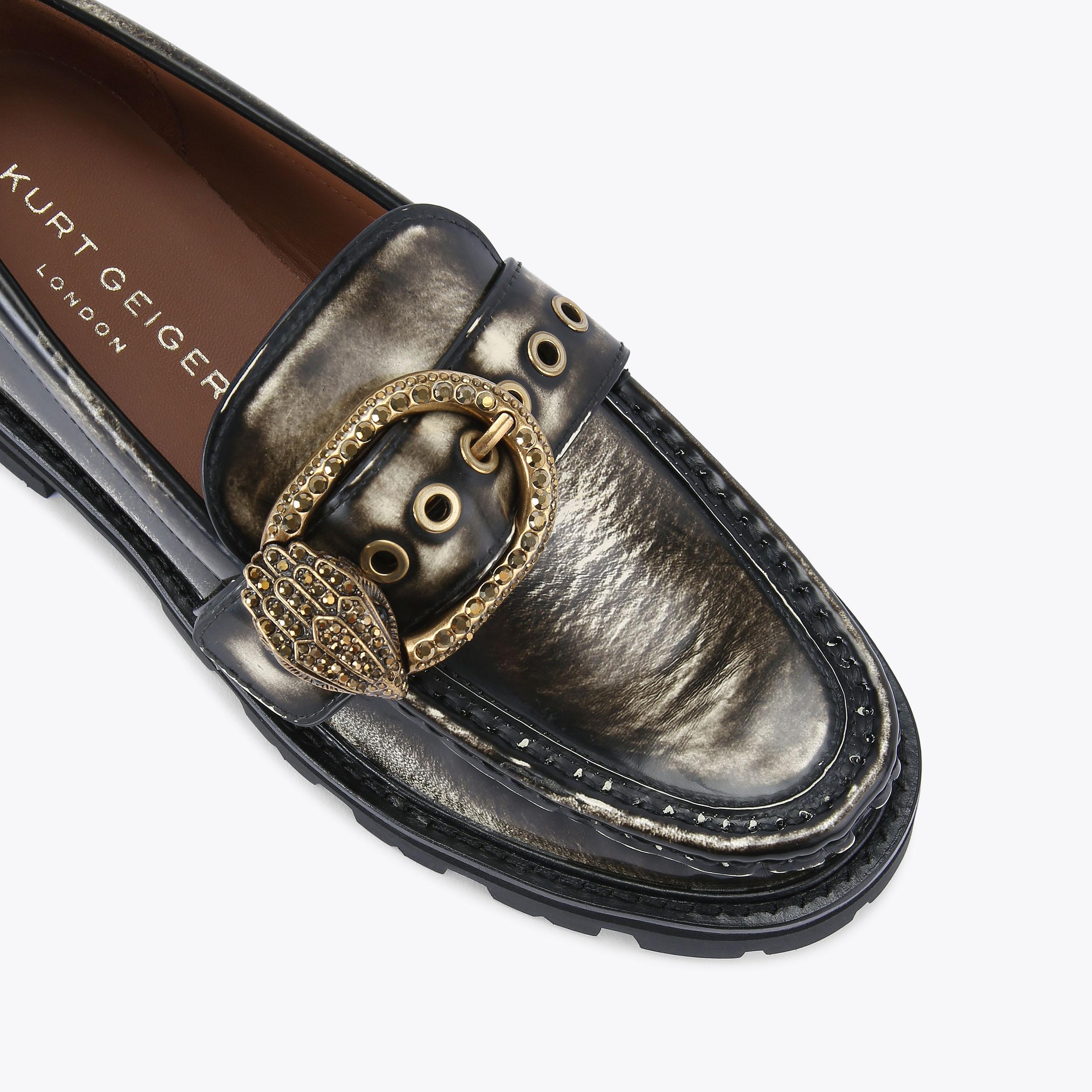 MAYFAIR CHUNKY LOAFER Bone Slip On Loafer by KURT GEIGER LONDON