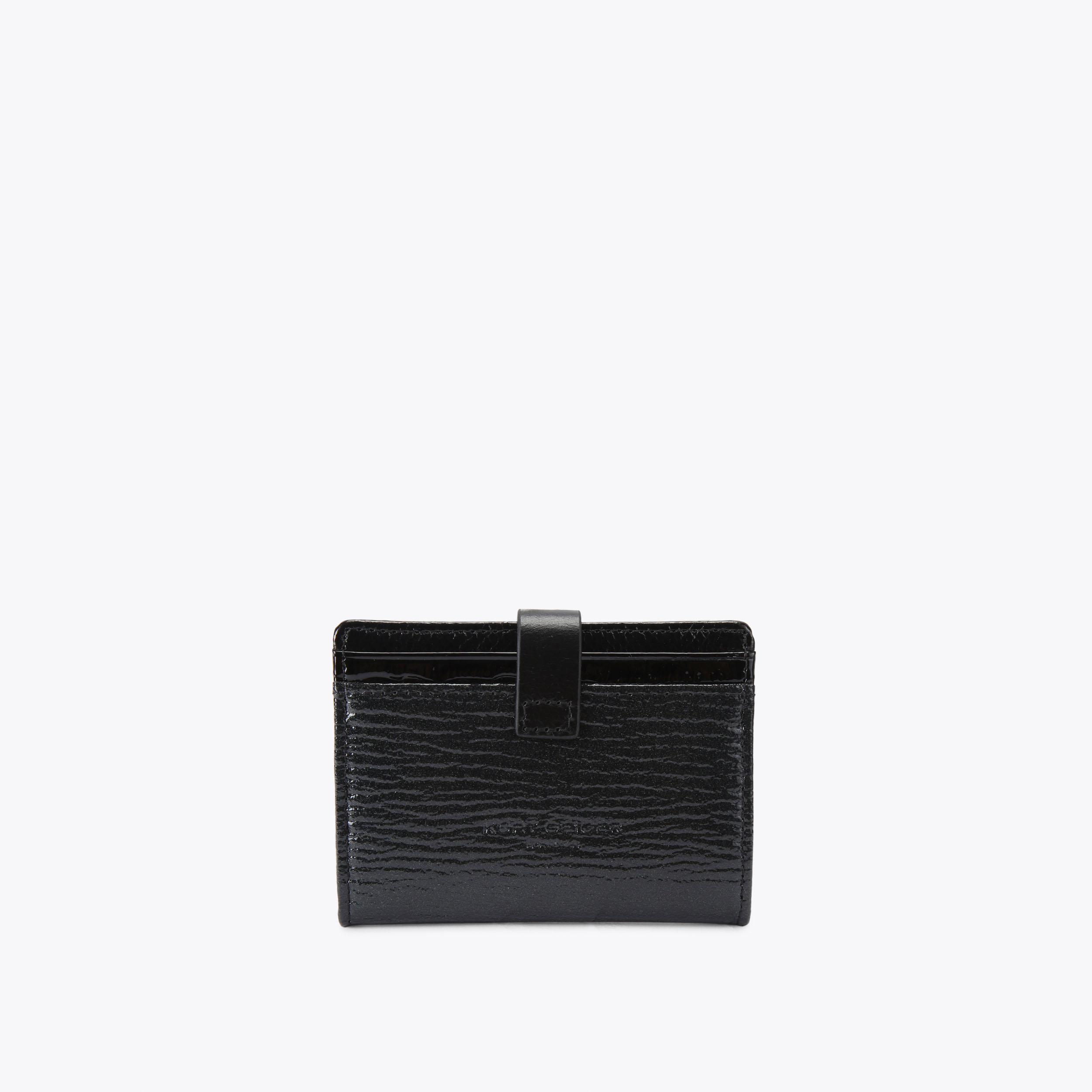 MULTI CARD KENSINGTON DR Black Leather Purse by KURT GEIGER LONDON