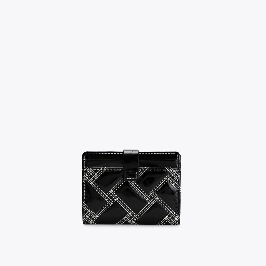 Marithe☆CIRCLE LOGO CARD WALLET BAG （2color） MULTI CARD HOLDER Multi Colored Metallic Card Holder by KURT