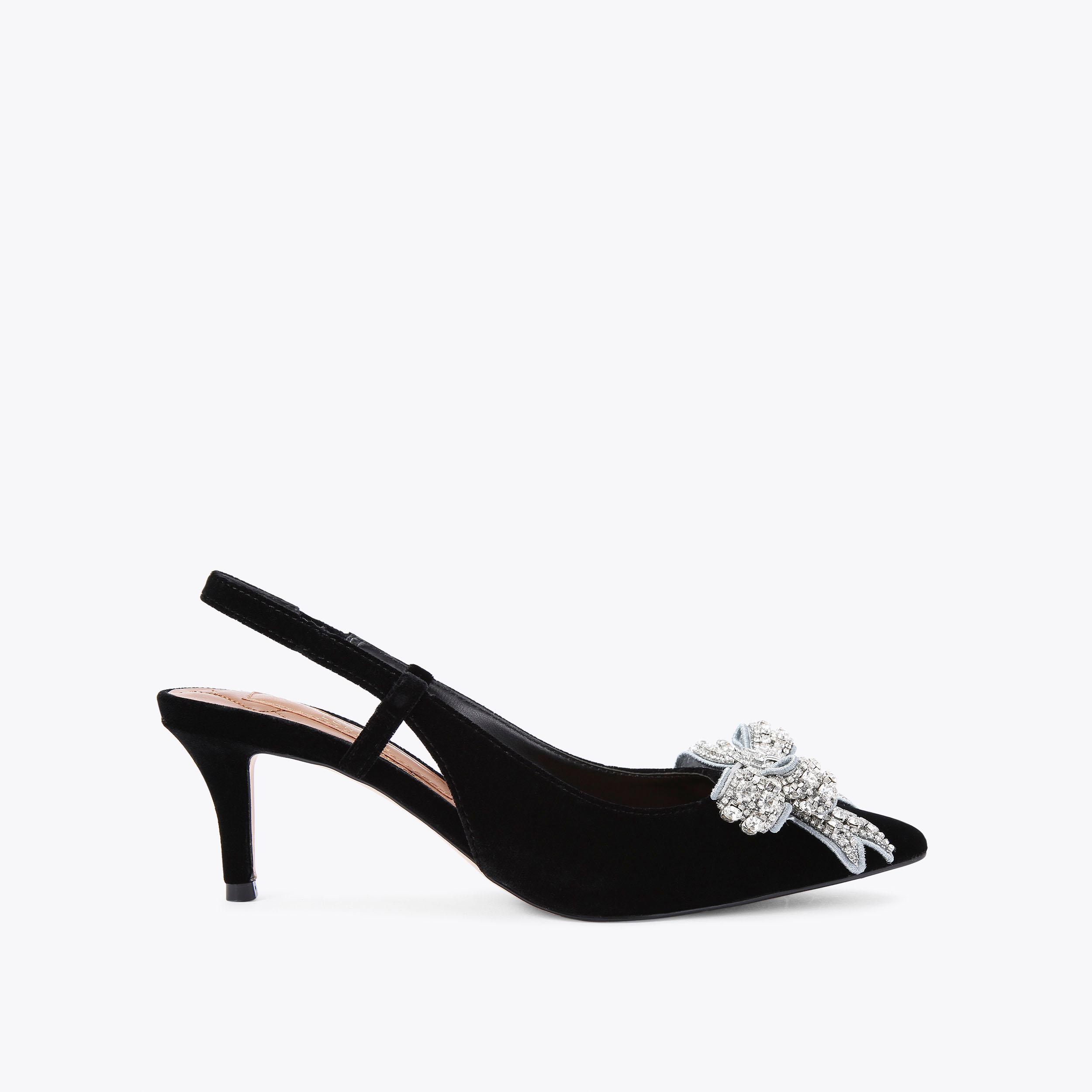 Kurt geiger carvela black heels best sale