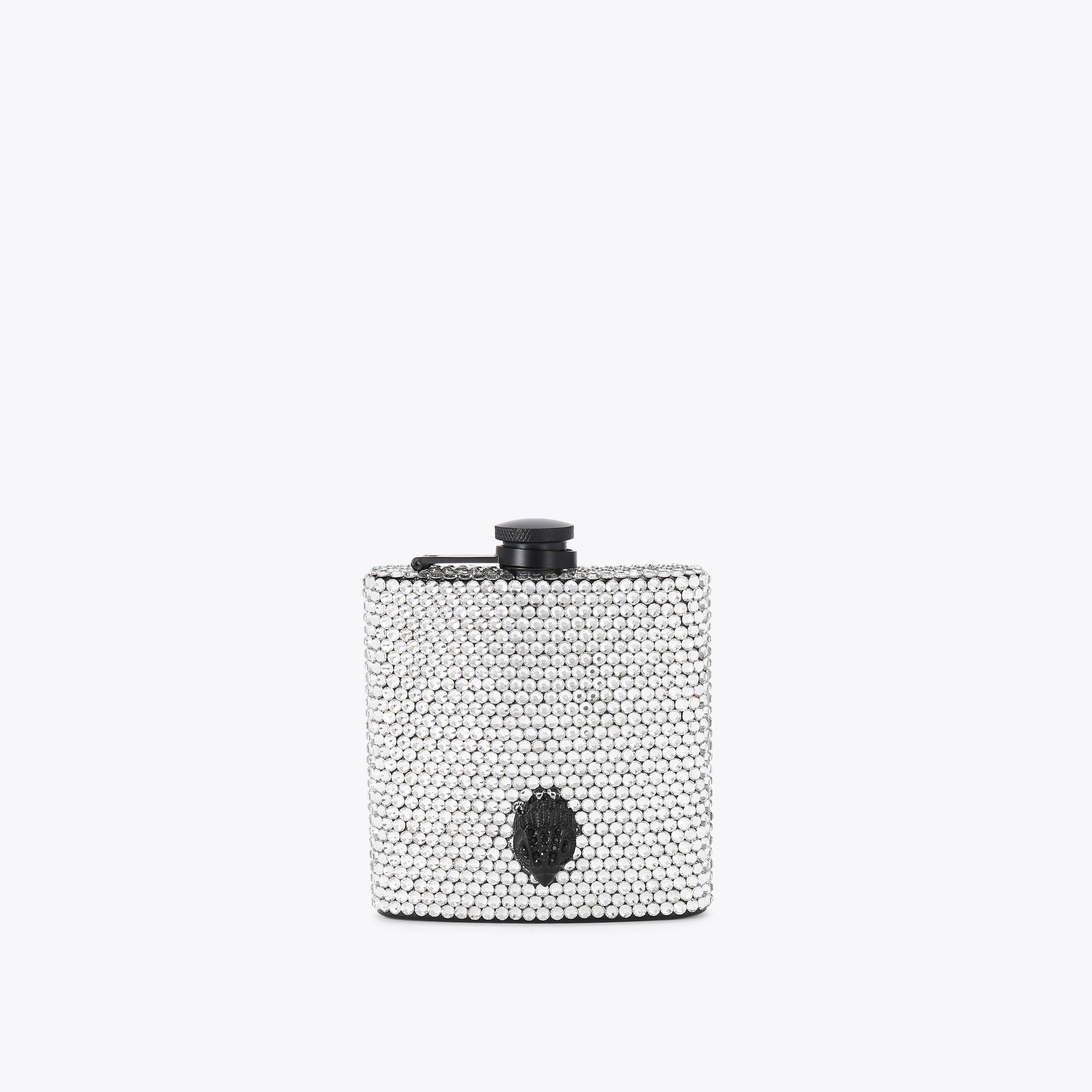 CRYSTAL FLASK Crystal Hip Flask by KURT GEIGER LONDON