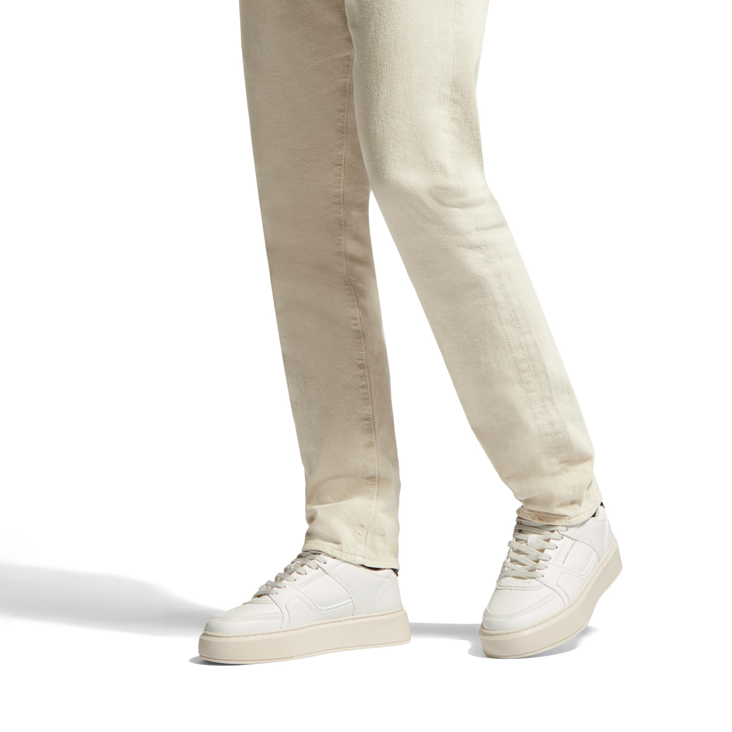 KINSLEY RETRO White Chunky Trainers by KG KURT GEIGER