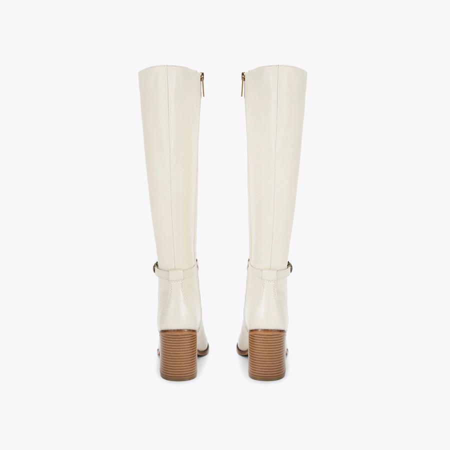 SHOREDITCH BLOCK KNEE B Bone Knee Boots by KURT GEIGER LONDON