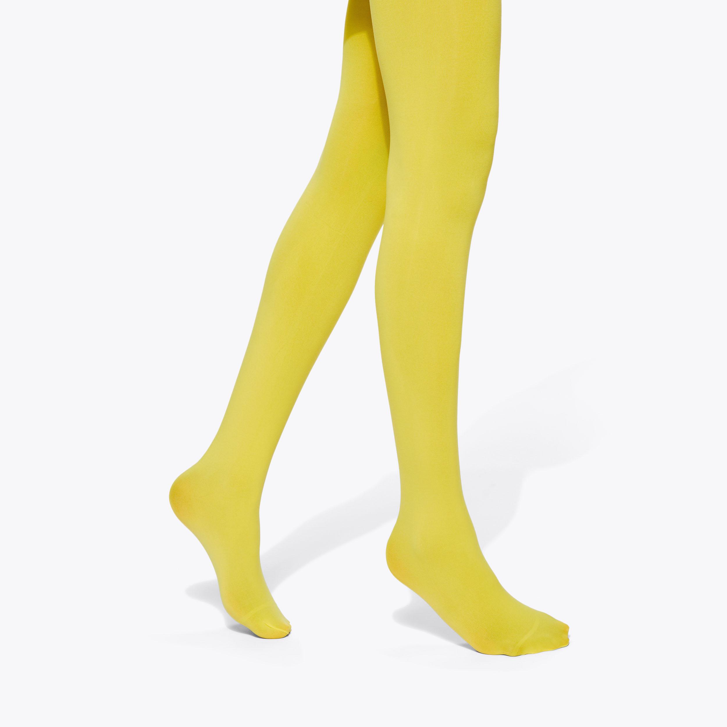 OPAQUE TIGHTS Yellow Tights by KURT GEIGER LONDON