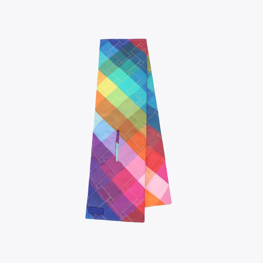 Kurt Geiger London Rainbow Metallic Oblong Scarf | Dillard's