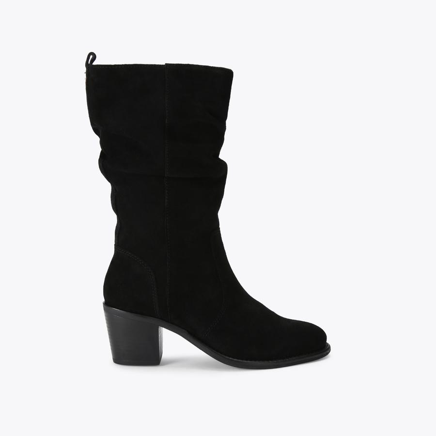Carvela black suede boots store
