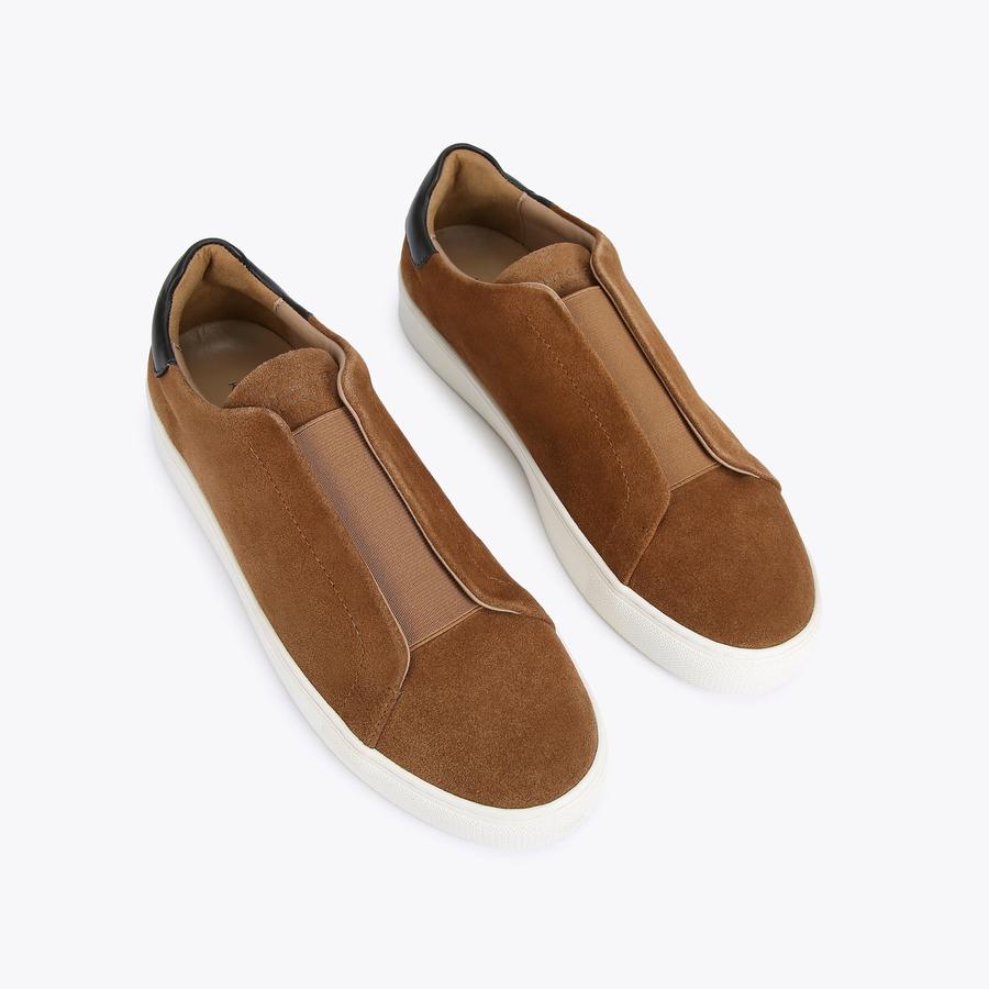 Tan slip on sneakers online