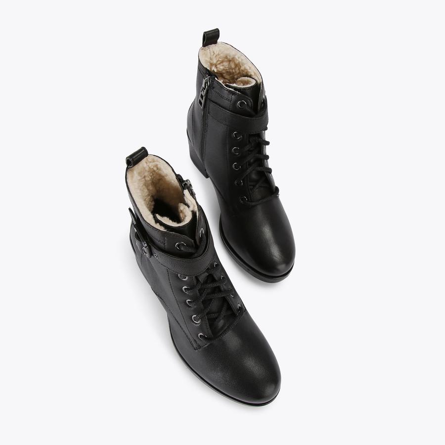 Carvela black leather ankle boots online