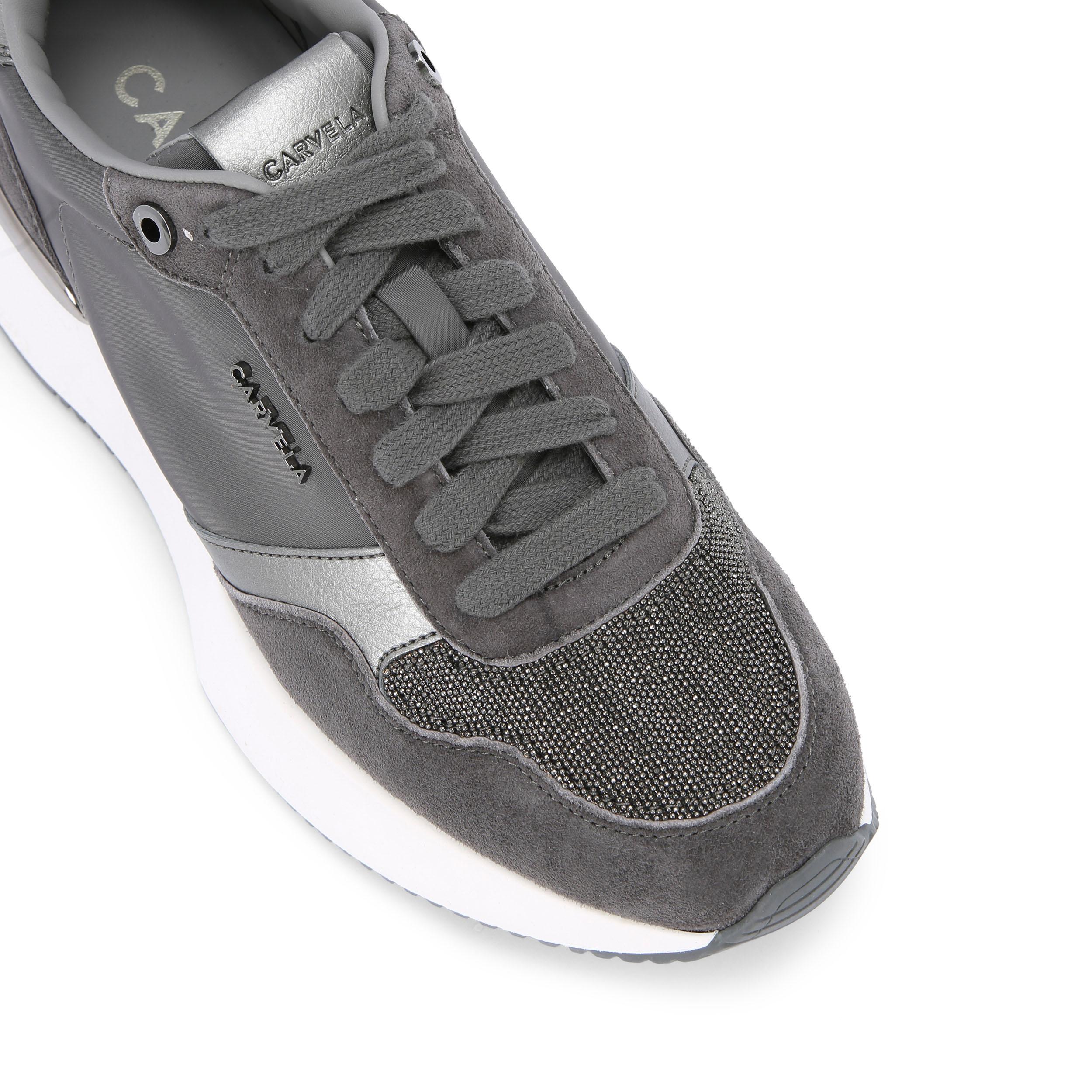 FLARE EMBELISHED Grey Trainers By CARVELA