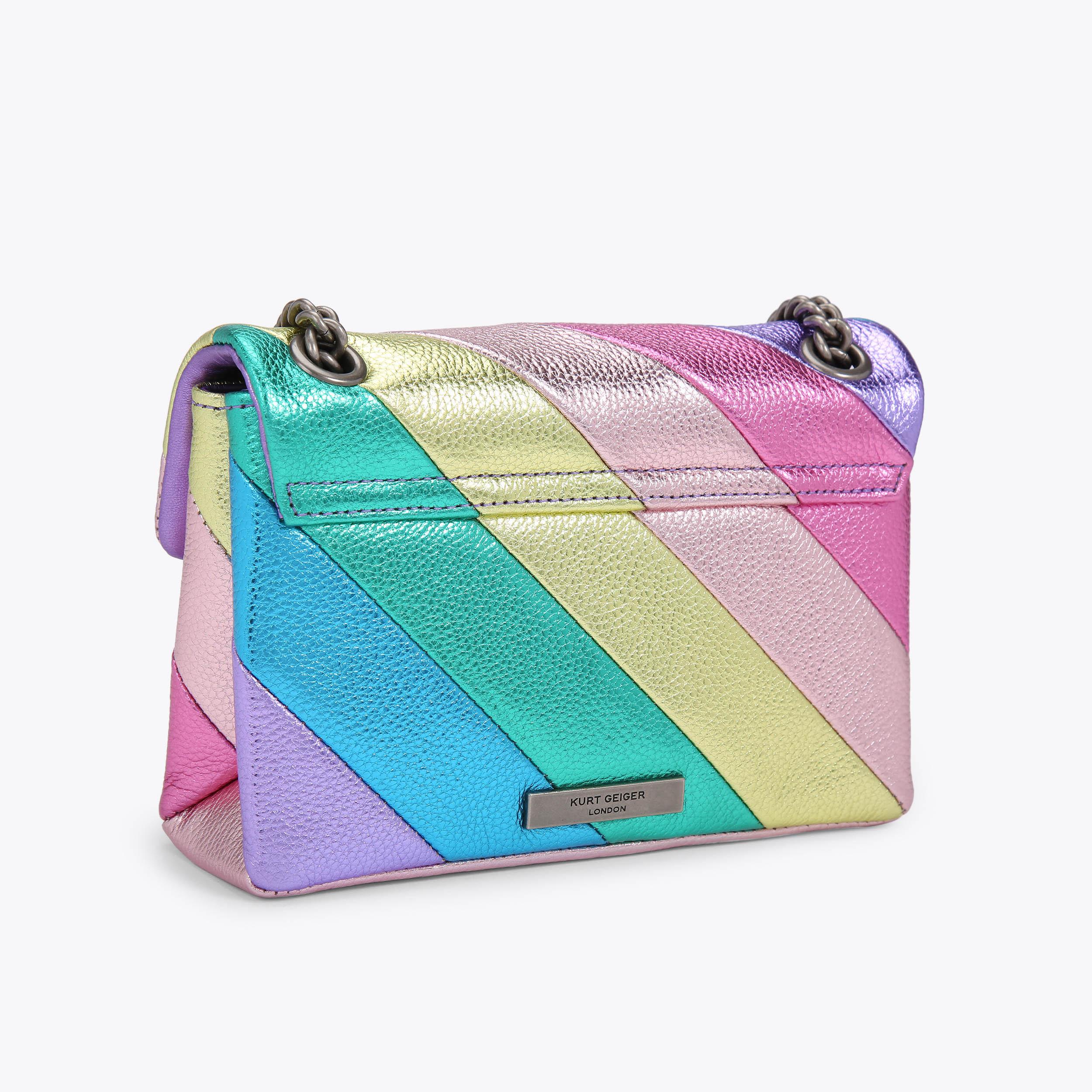 kurt geiger pastel rainbow bag