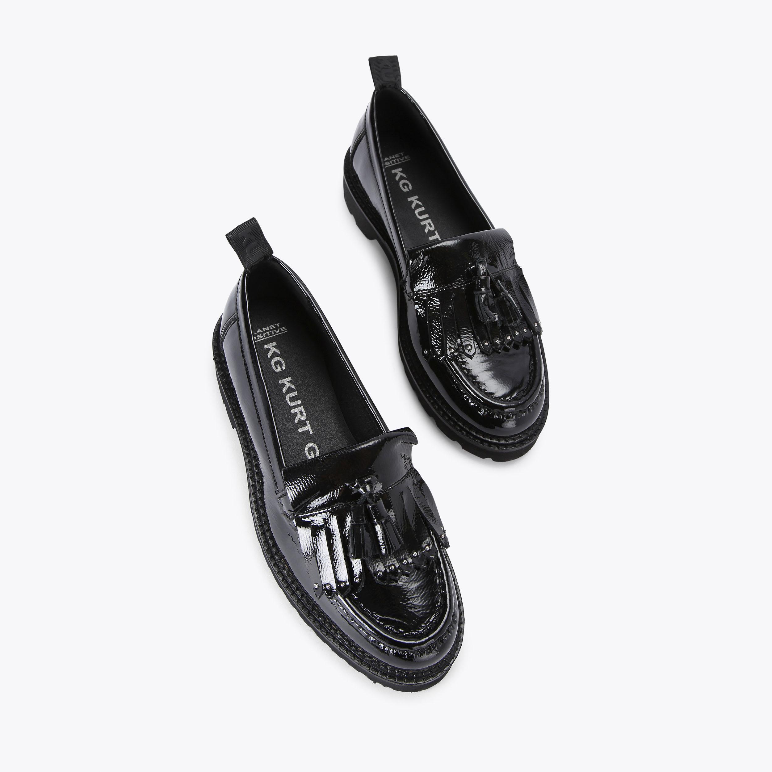 MARGOT Patent Leather Slip On Shoes by KG KURT GEIGER