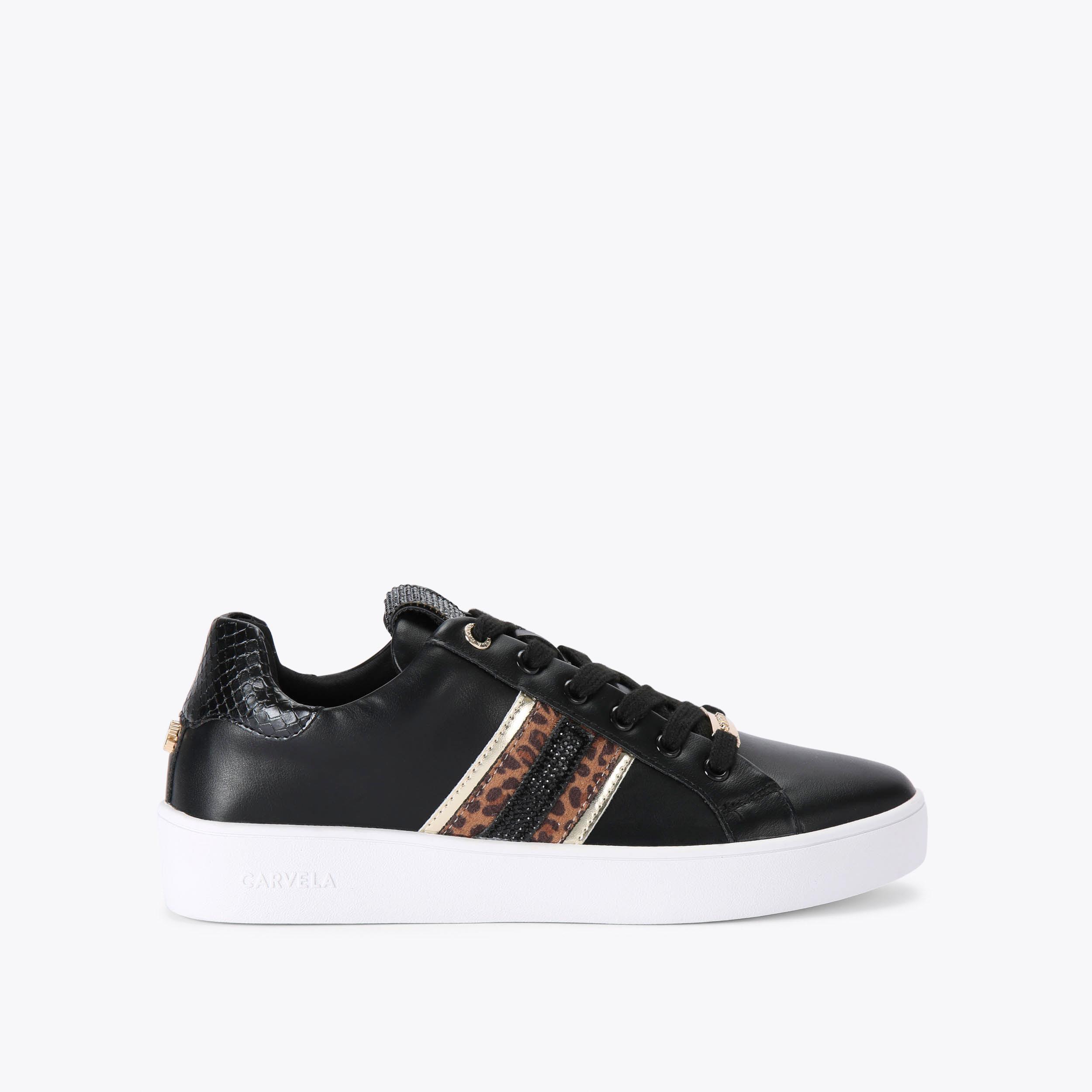 Carvela snake clearance print trainers