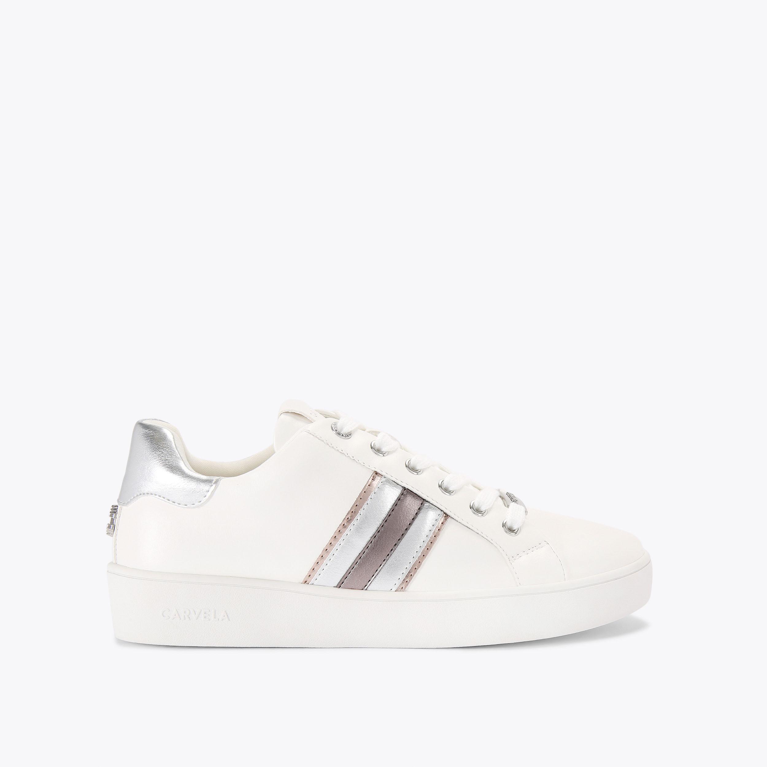 Carvela on sale white trainers