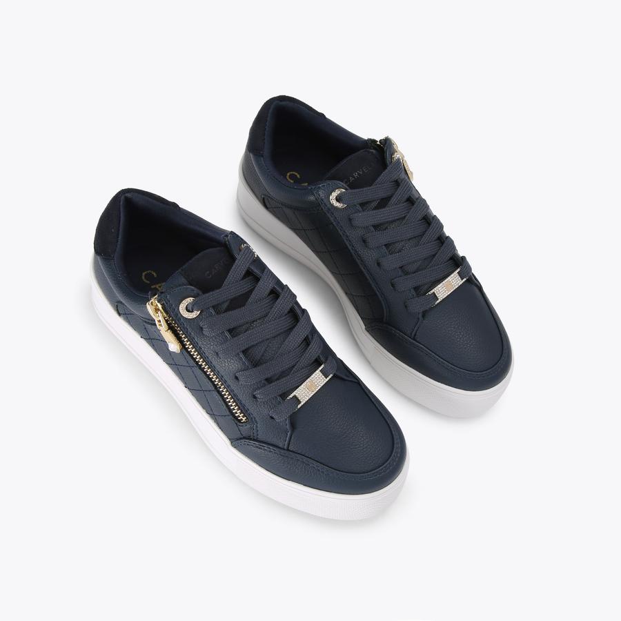イギリス CARVELA スニーカーJANEIRO 2 TRAINER ネイビー イギリス CARVELA スニーカーJANEIRO 2 TRAINER ネイビー - メルカリ