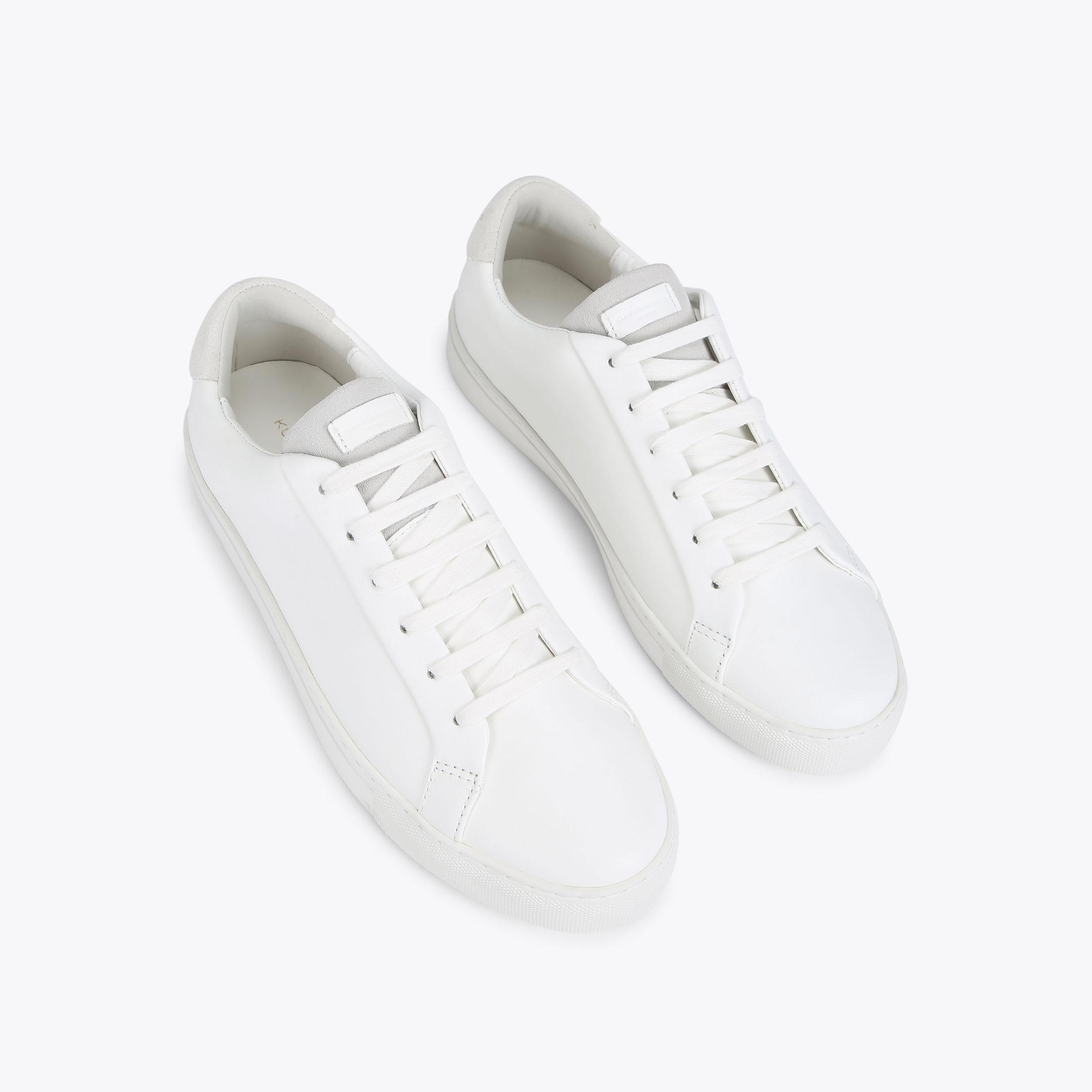 Mens kurt geiger hot sale white trainers