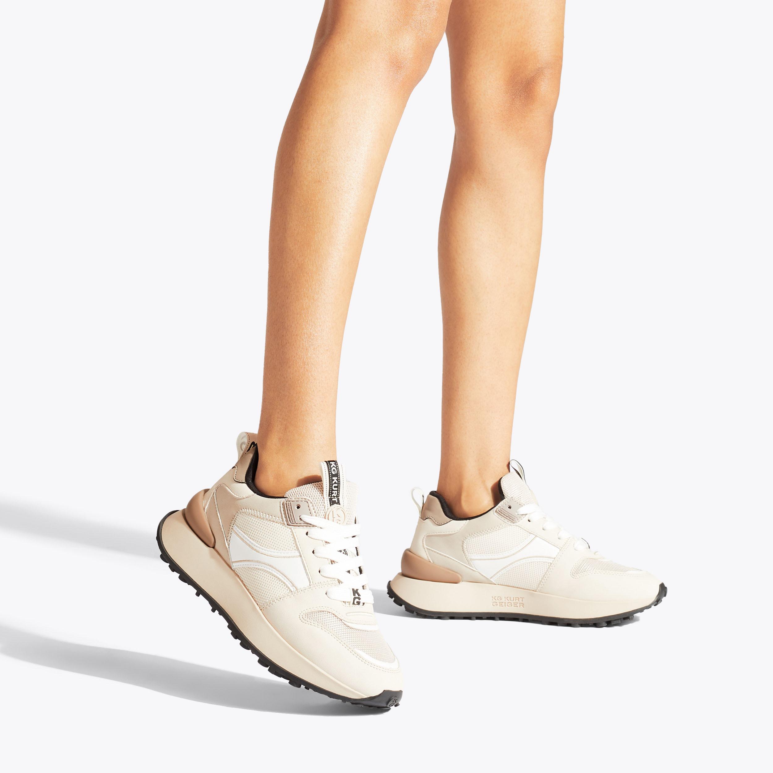 LEGEND Bone Fabric Sneakers by KG KURT GEIGER