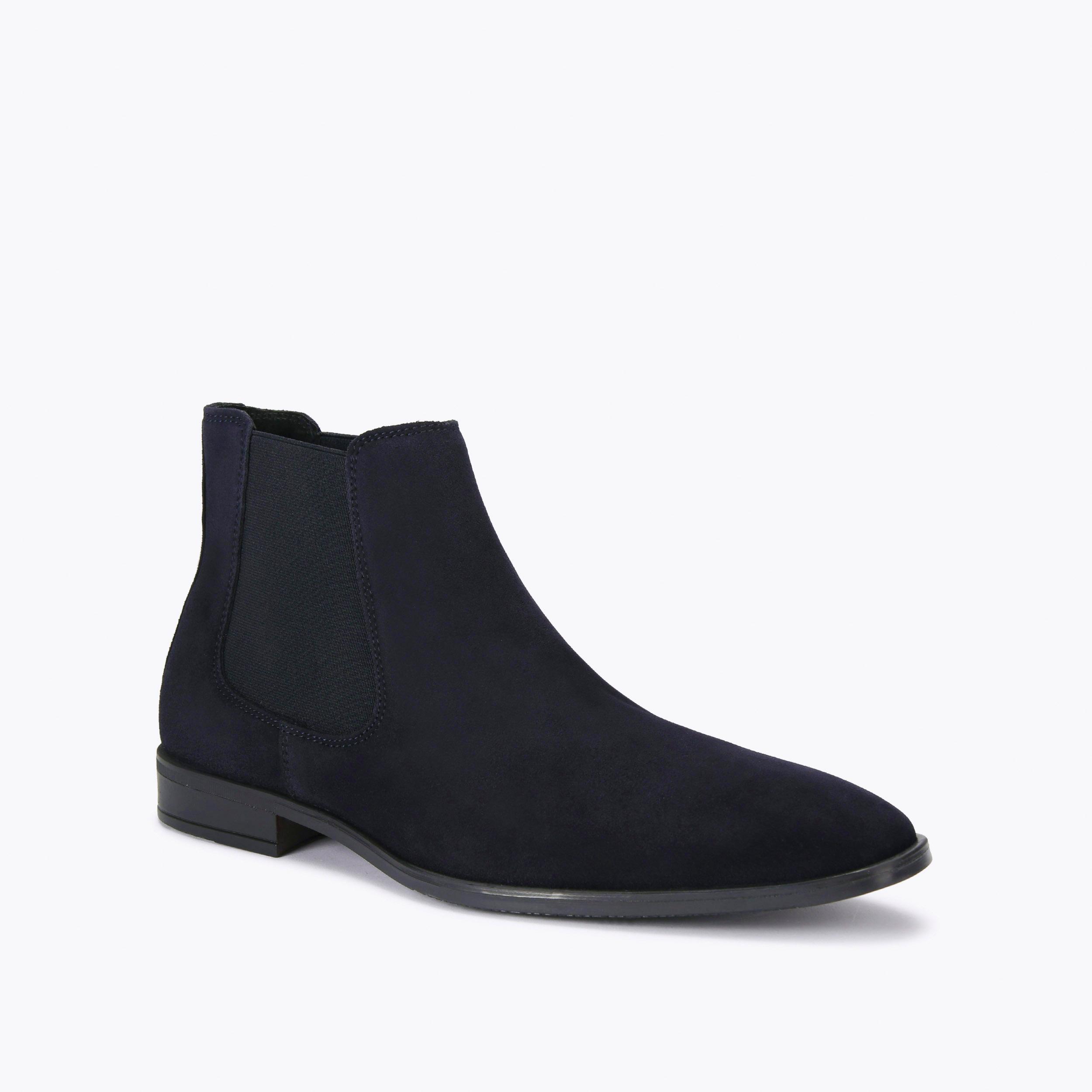 FREDERICK Navy Chelsea Boots by KURT GEIGER LONDON