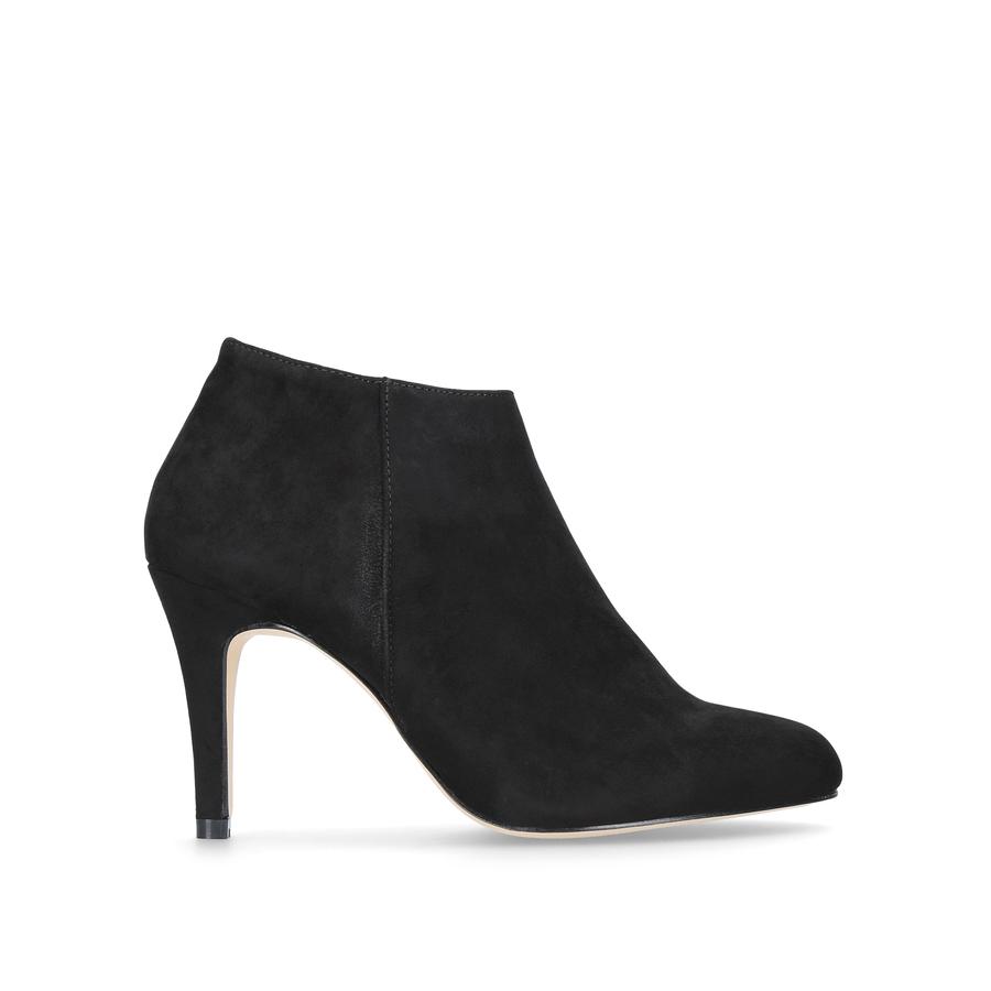 SERENE Black Low Cut Mid Heel Ankle Boot by CARVELA