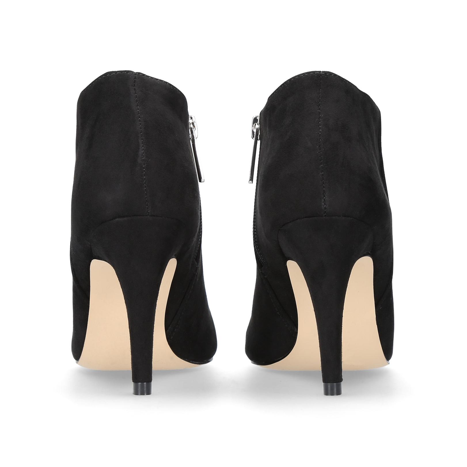 SERENE Black Low Cut Mid Heel Ankle Boot by CARVELA