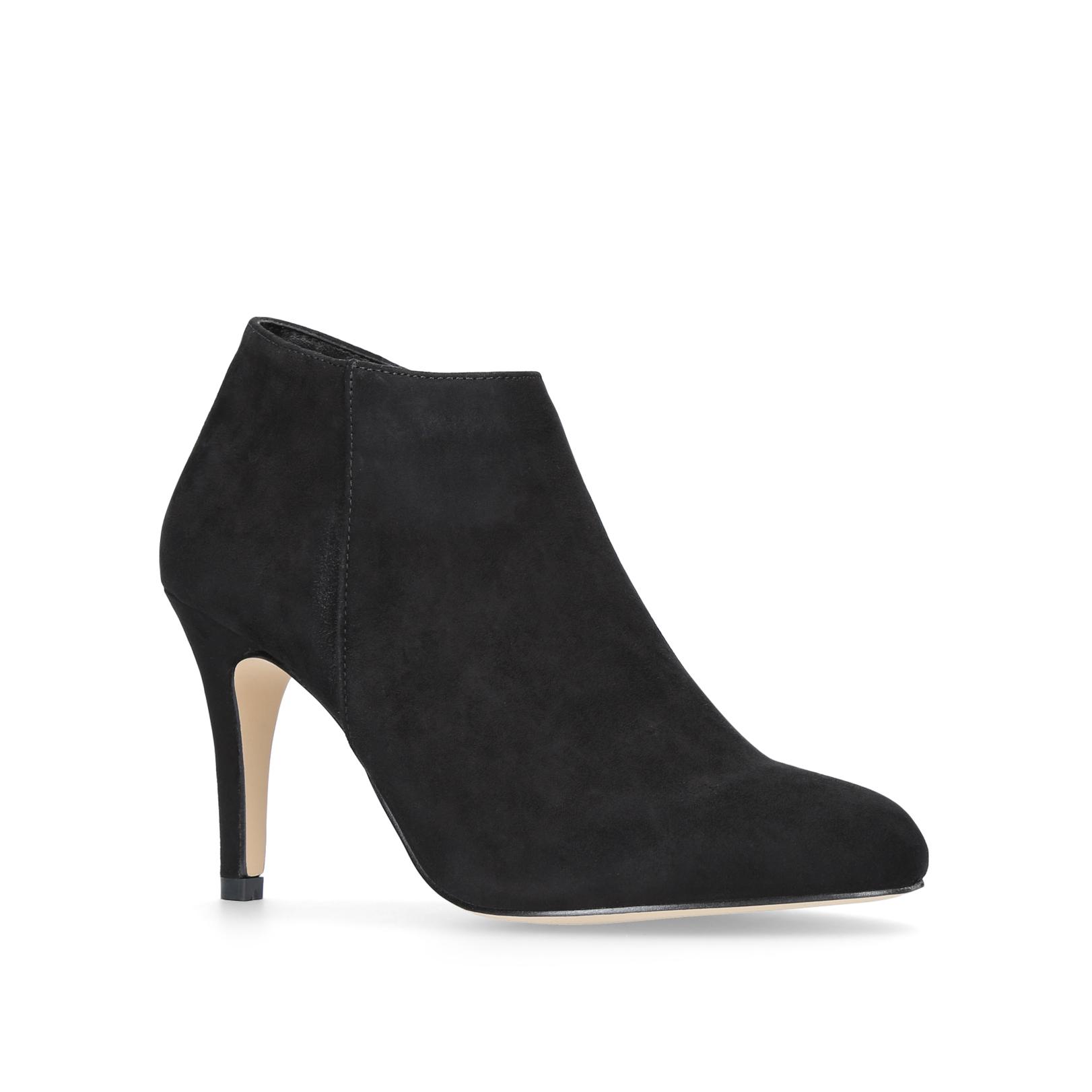 Block Heel Kurt Geiger Carvela Ankle Boots SERENE Black Low Cut