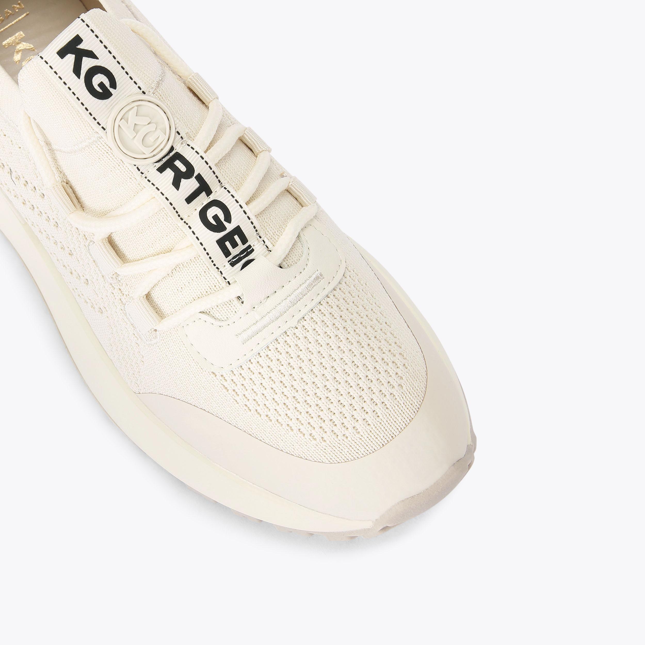 LUX Bone Knitted Sneaker by KG KURT GEIGER
