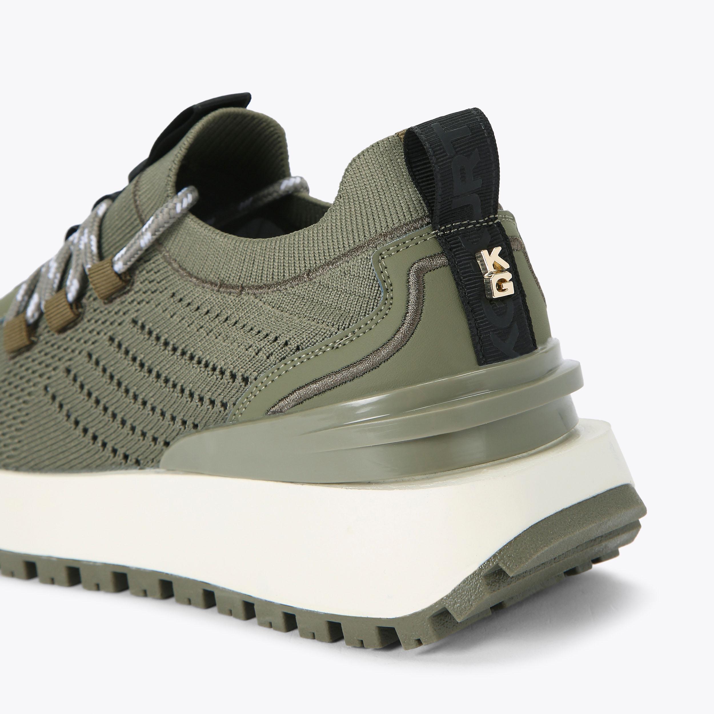 LUX Khaki Trainer by KG KURT GEIGER
