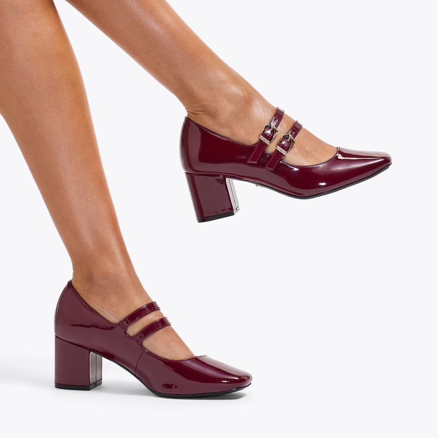 HARPER Wine Patent Mary Jane Heel by CARVELA