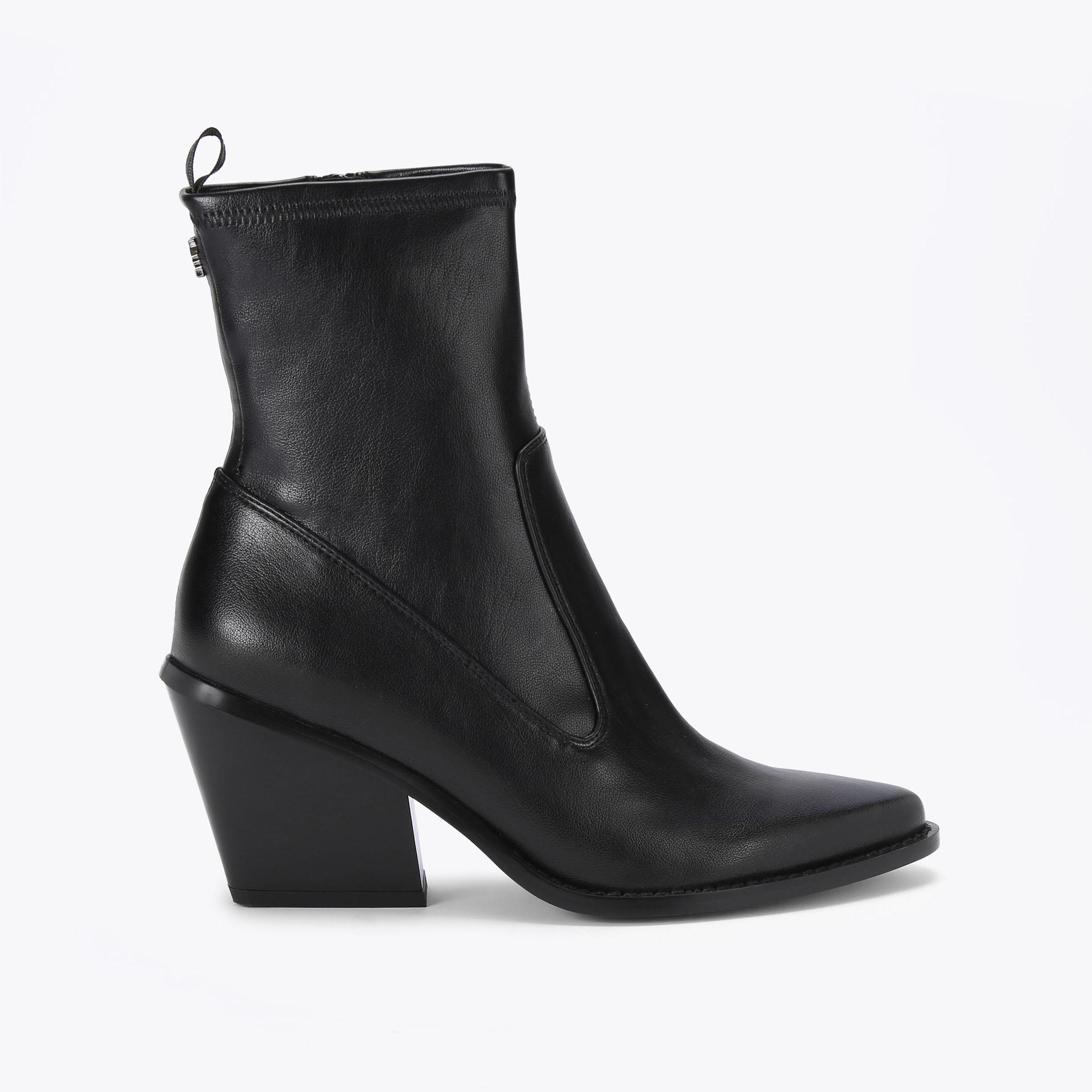 SABRINA Black Ankle Boots by KG KURT GEIGER