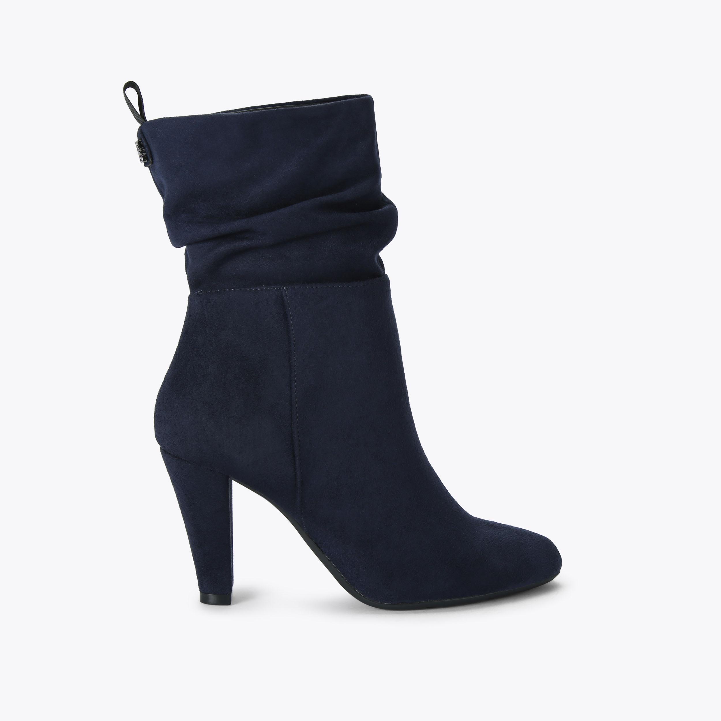 Navy blue best sale slouch boots