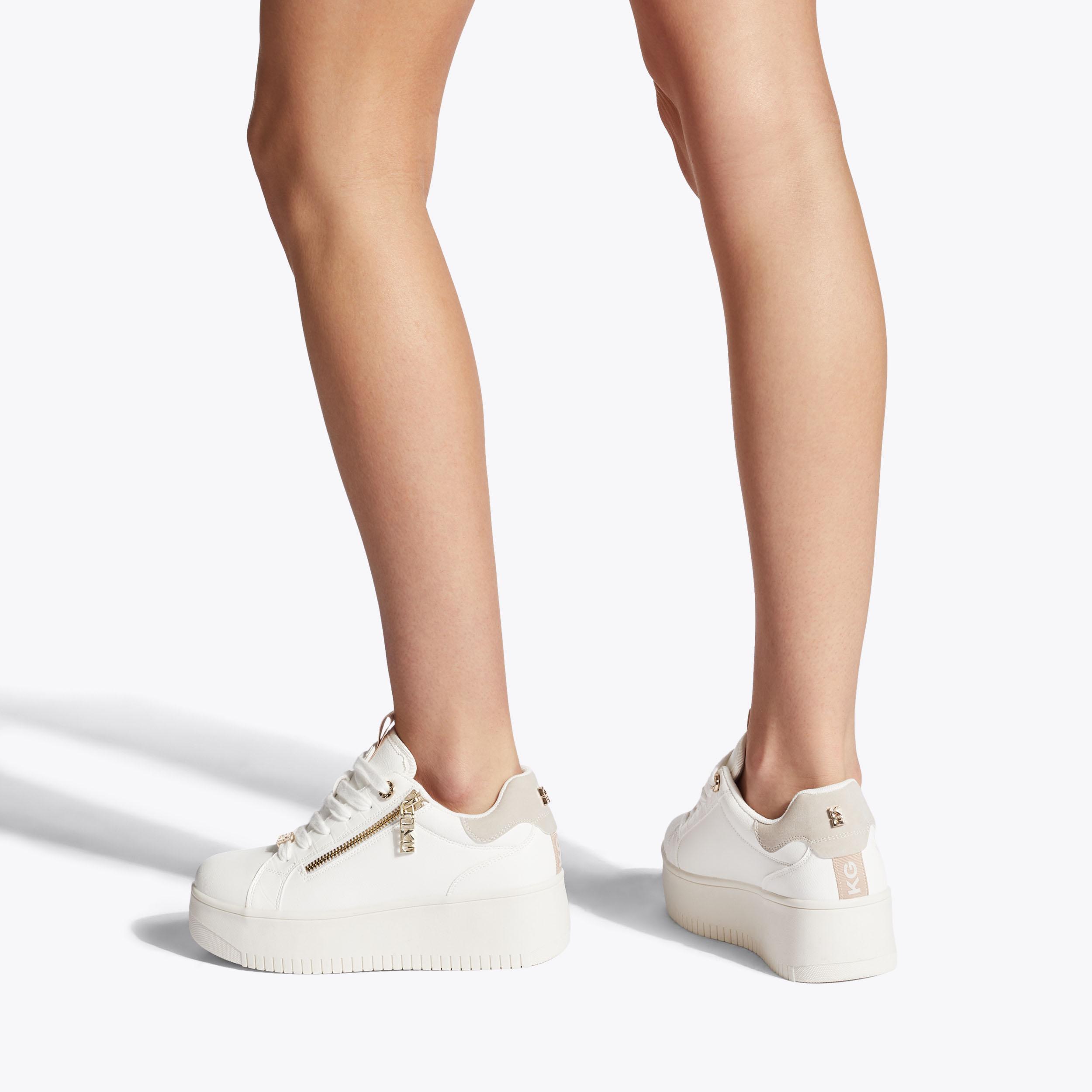 Kurt geiger deals white trainers