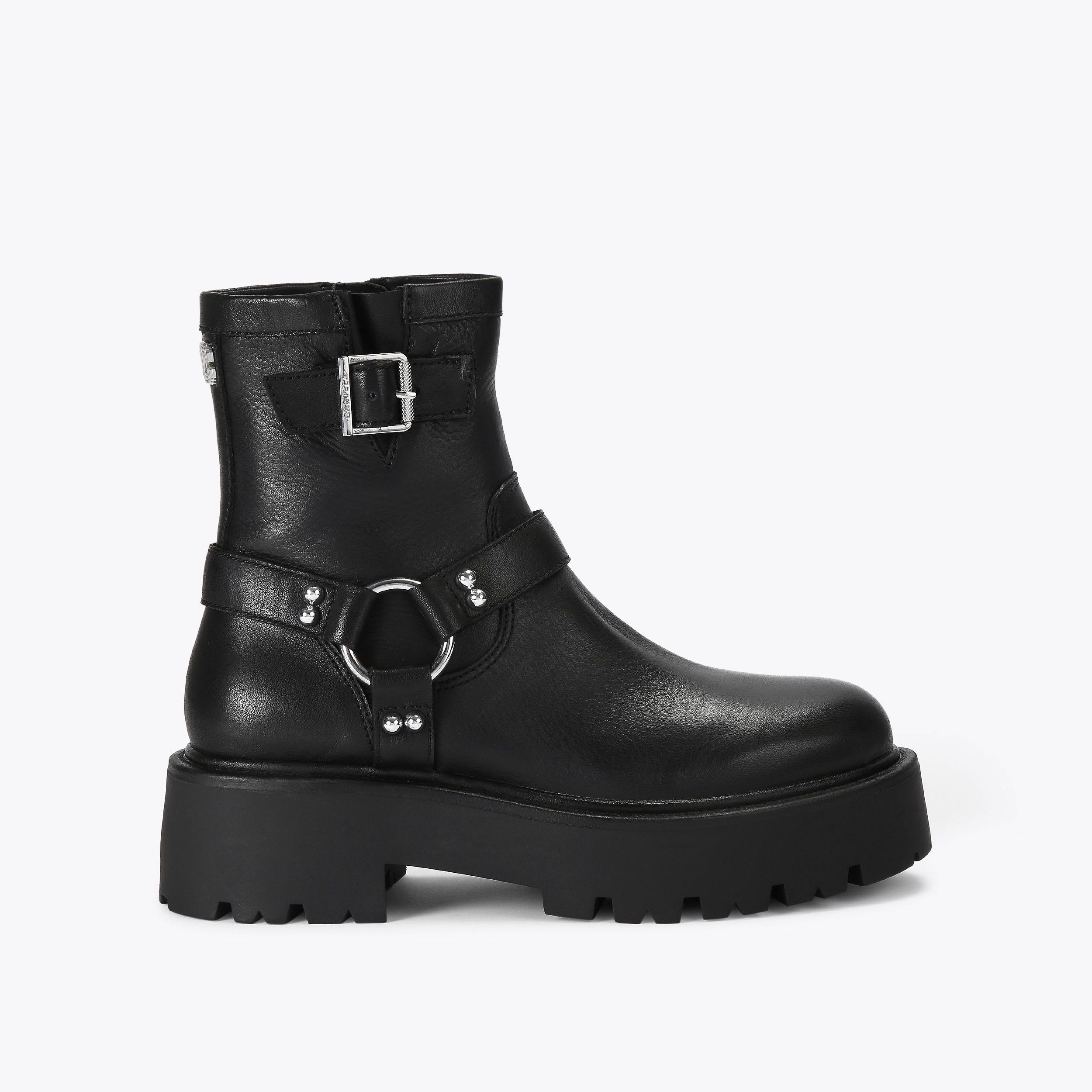 Biker Boots | Women's Leather Ankle Boots | Kurt Geiger