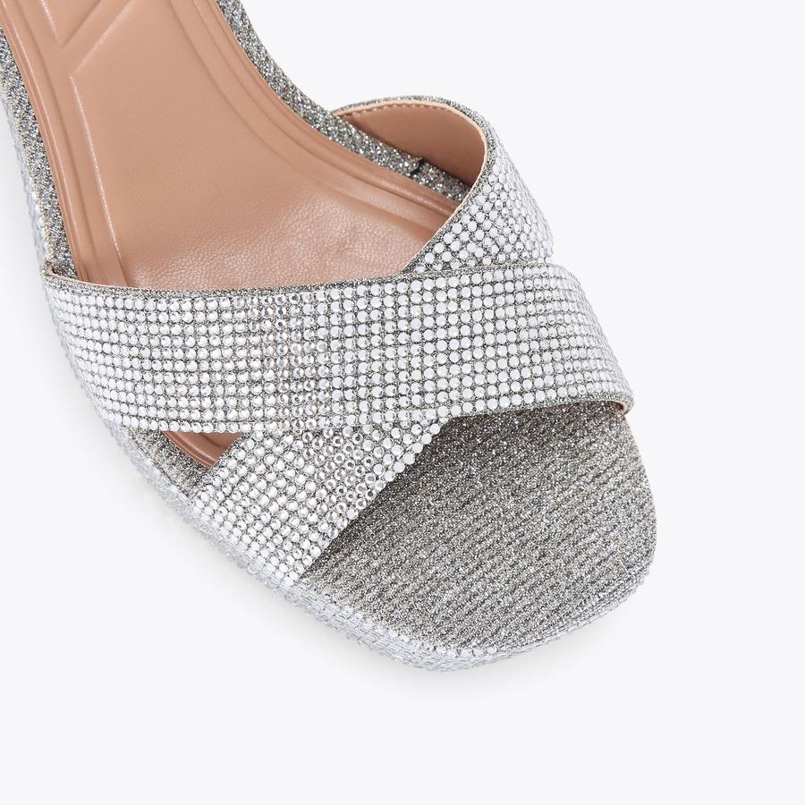 Embellished Sandals Jolita Ankle Strap Sandal Schutz Toe Jenny Lee