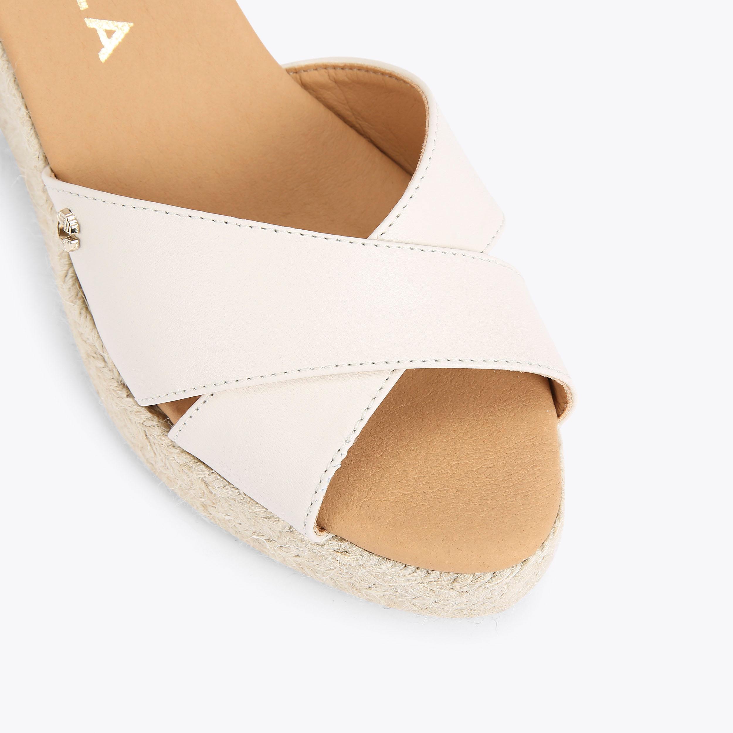 Kurt geiger hot sale white wedges