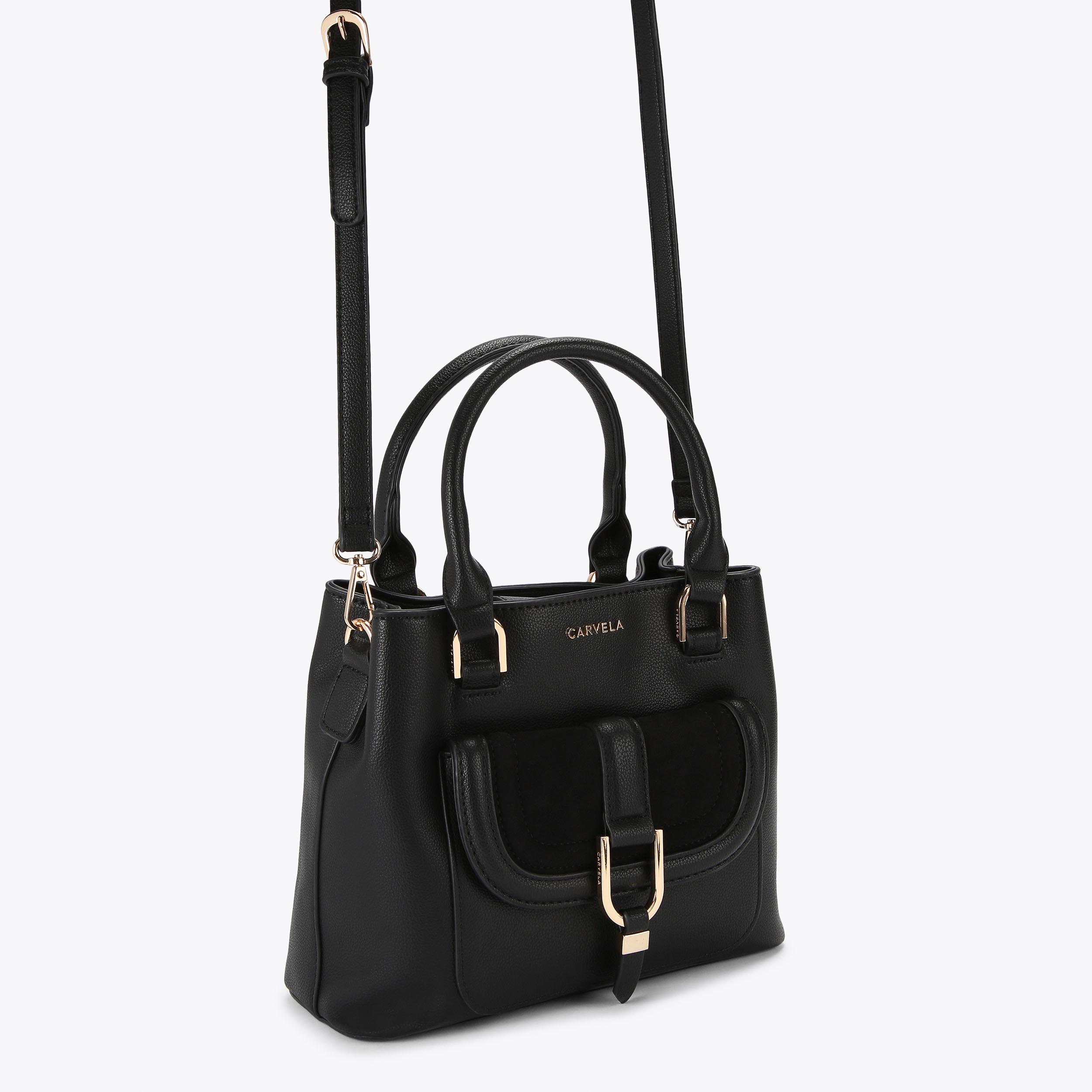 Carvela black mini 2025 tote bag