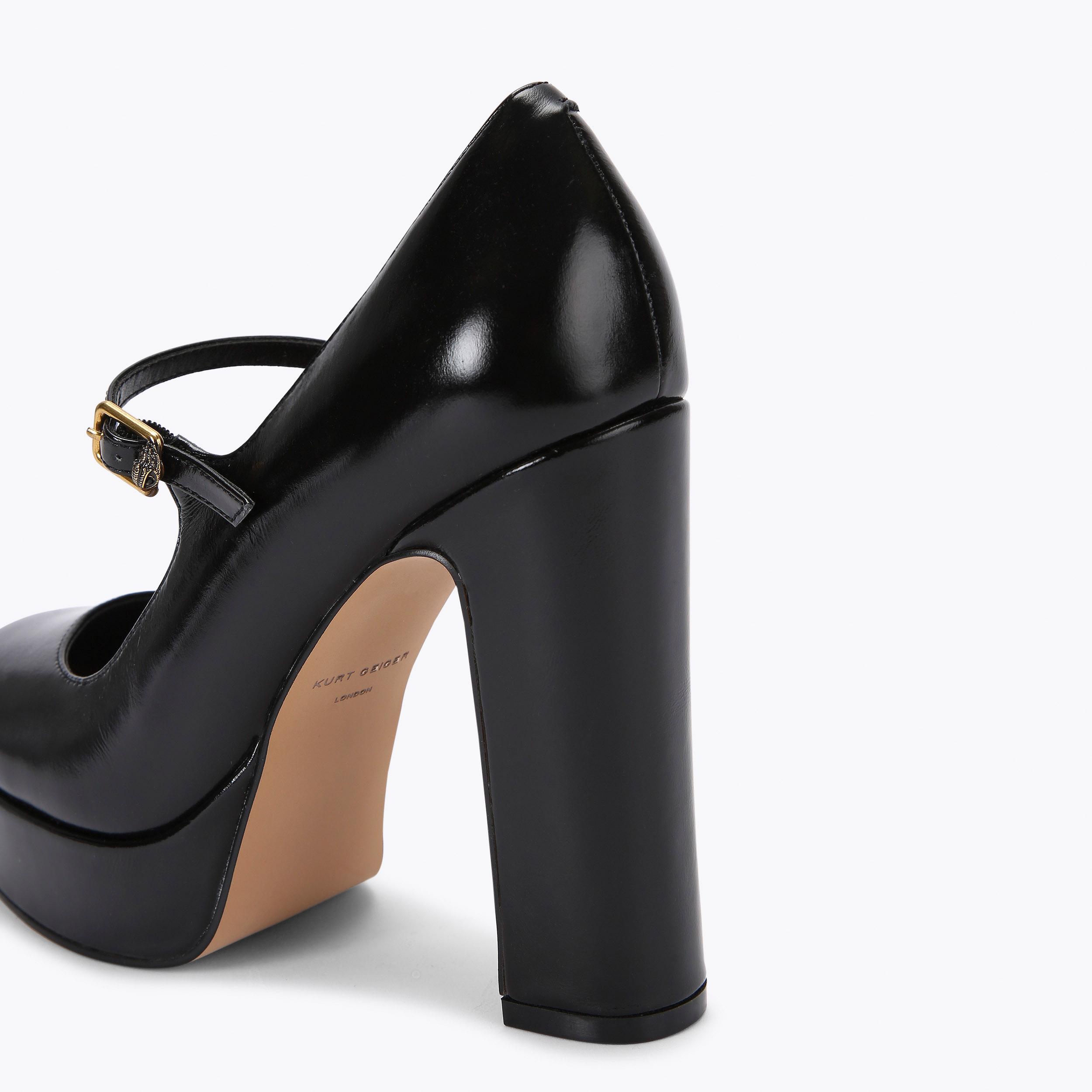 Kurt geiger black hot sale platform heels