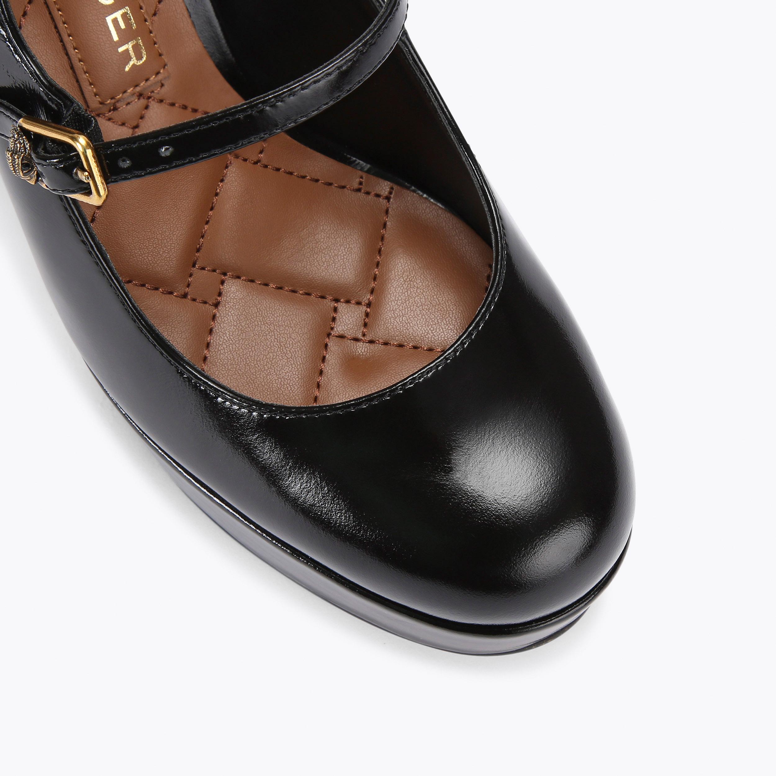 REGENT PLATFORM MARY JANE Black Platform Heels by KURT GEIGER LONDON